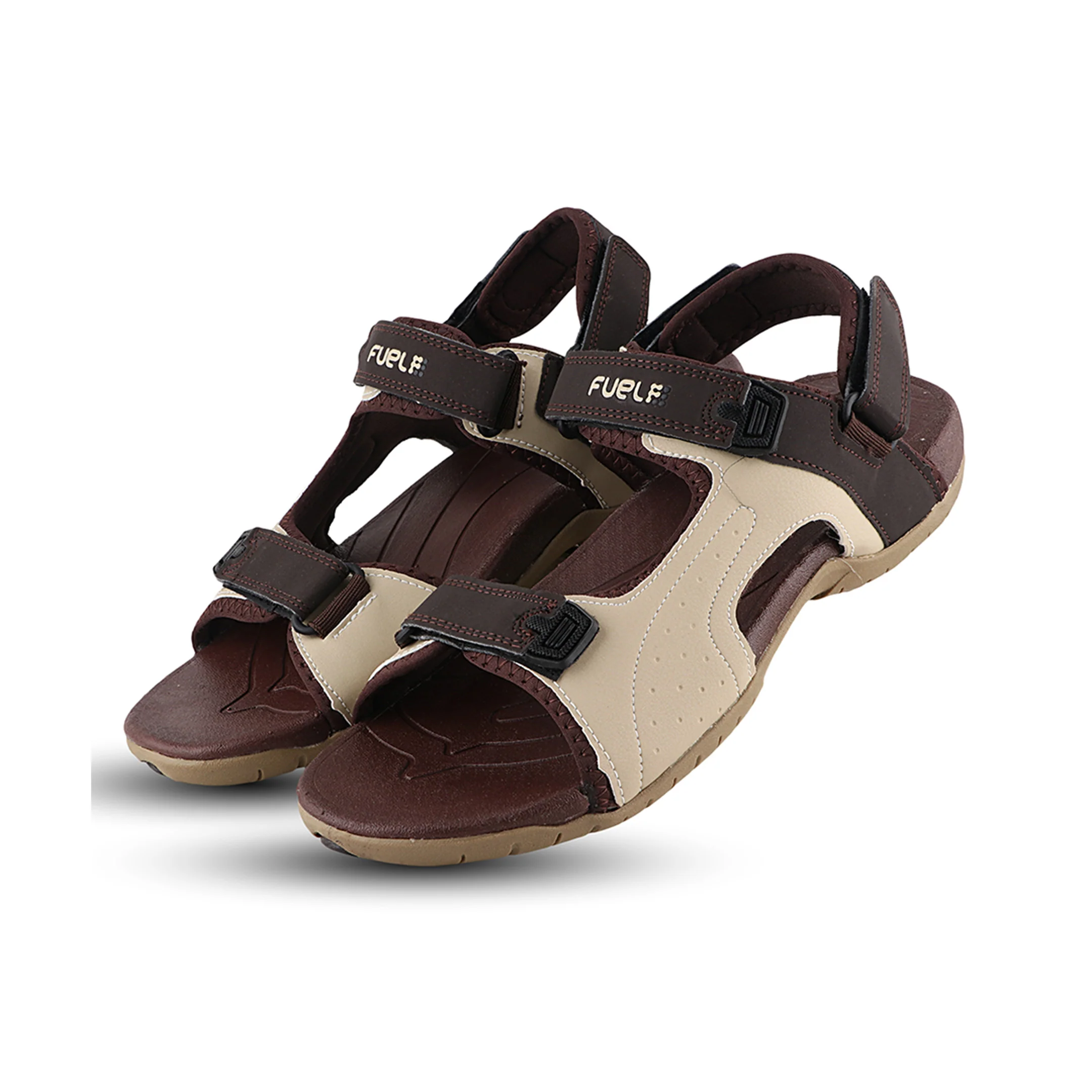 FUEL 2112-02 Men’s Outdoor Comfortable Daily Wear Sports Sandals (Brown) - Image 4