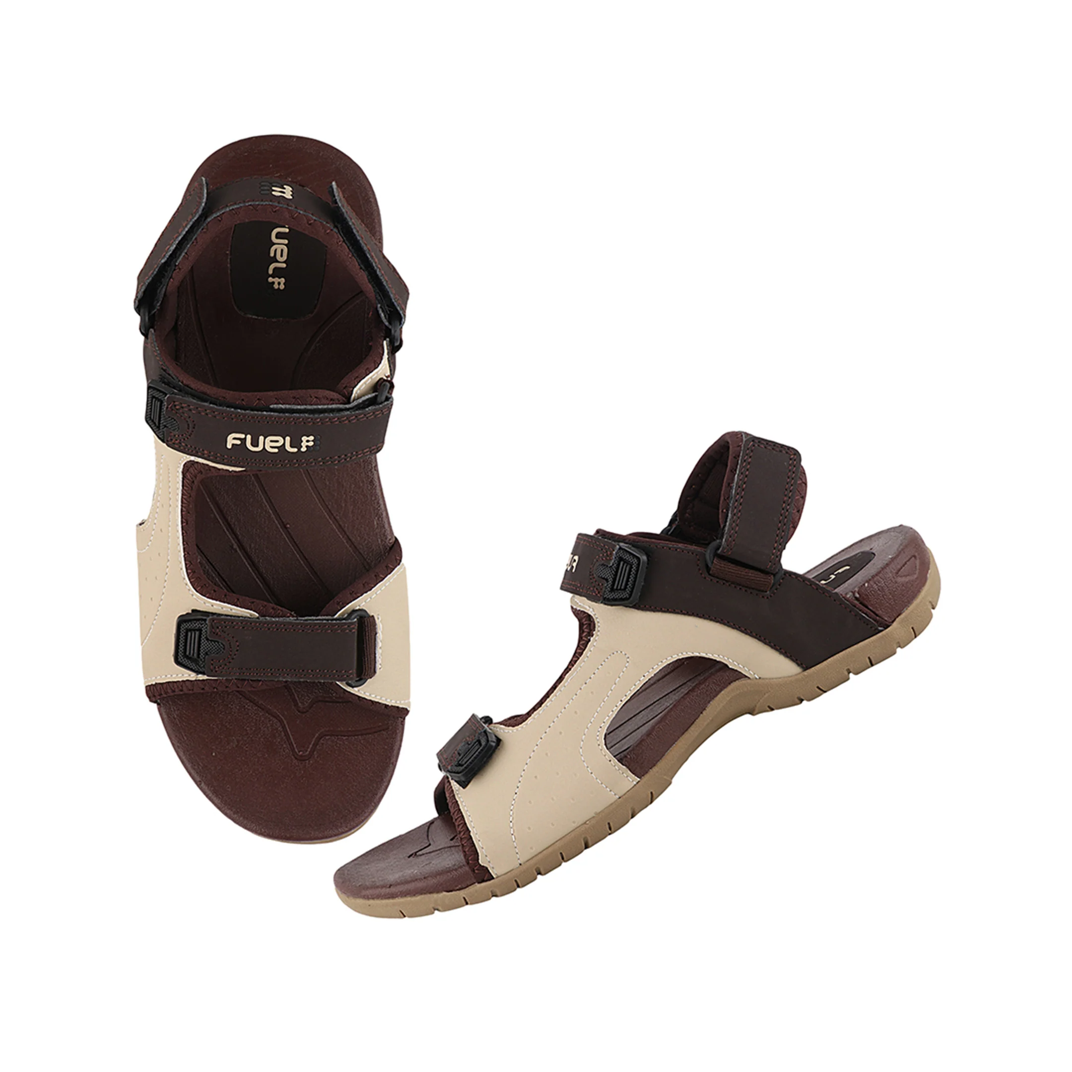 FUEL 2112-02 Men’s Outdoor Comfortable Daily Wear Sports Sandals (Brown) - Image 7