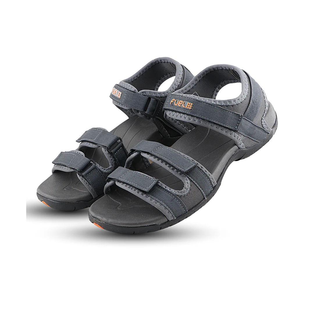 FUEL 2112-05 Comfortable Outdoor Sandals For Men's (Grey) - Image 4
