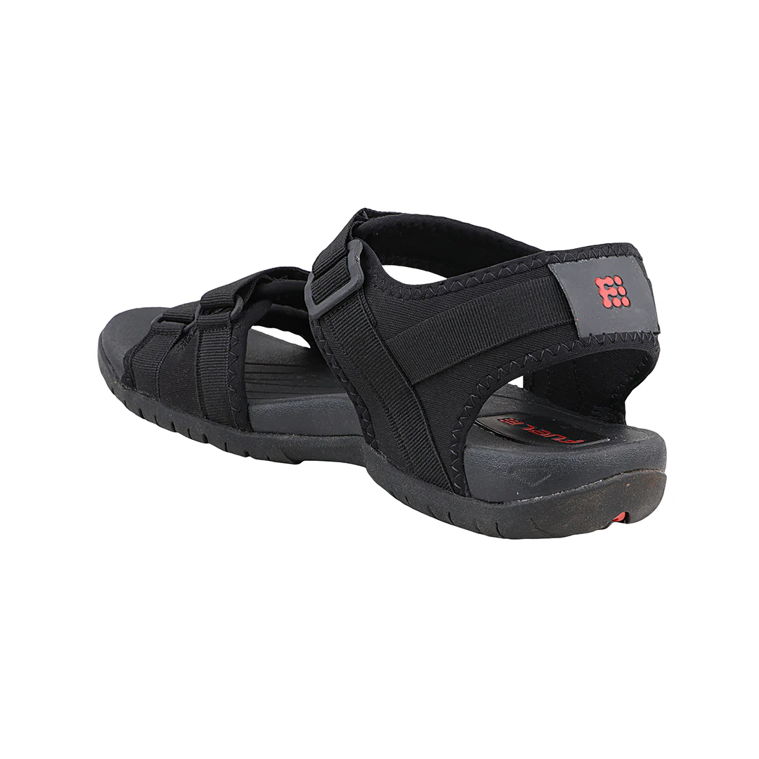 FUEL 2112-05 Comfortable Outdoor Sandals For Men's (Black) - Image 3