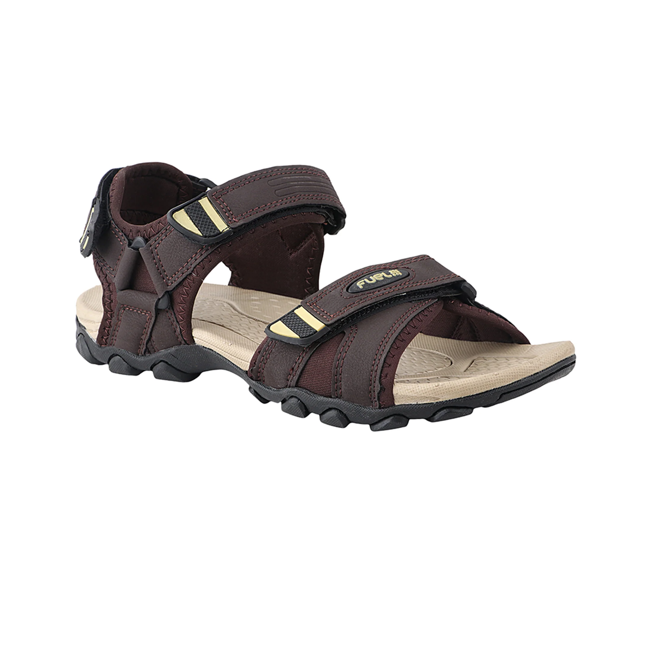 FUEL Adam Casual Sports Sandal for Men (Brown) - Image 3