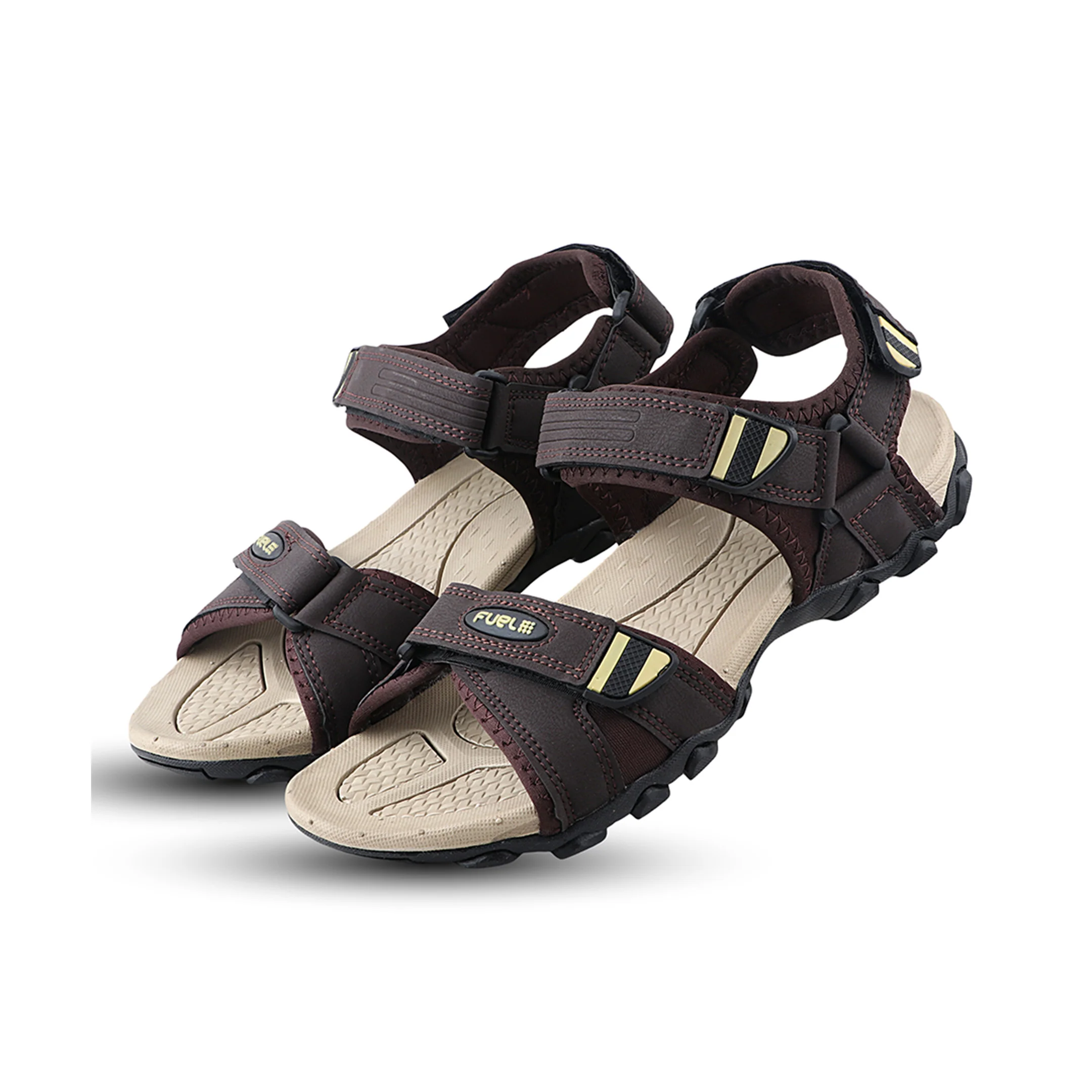 FUEL Adam Casual Sports Sandal for Men (Brown) - Image 5
