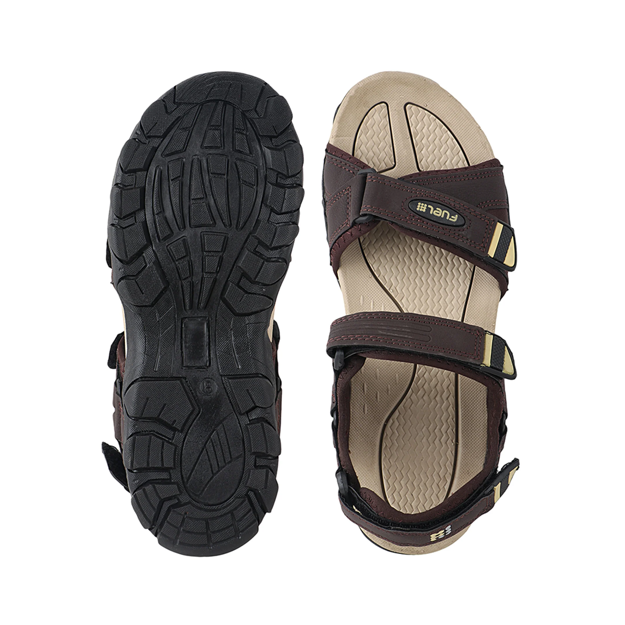 FUEL Adam Casual Sports Sandal for Men (Brown) - Image 6