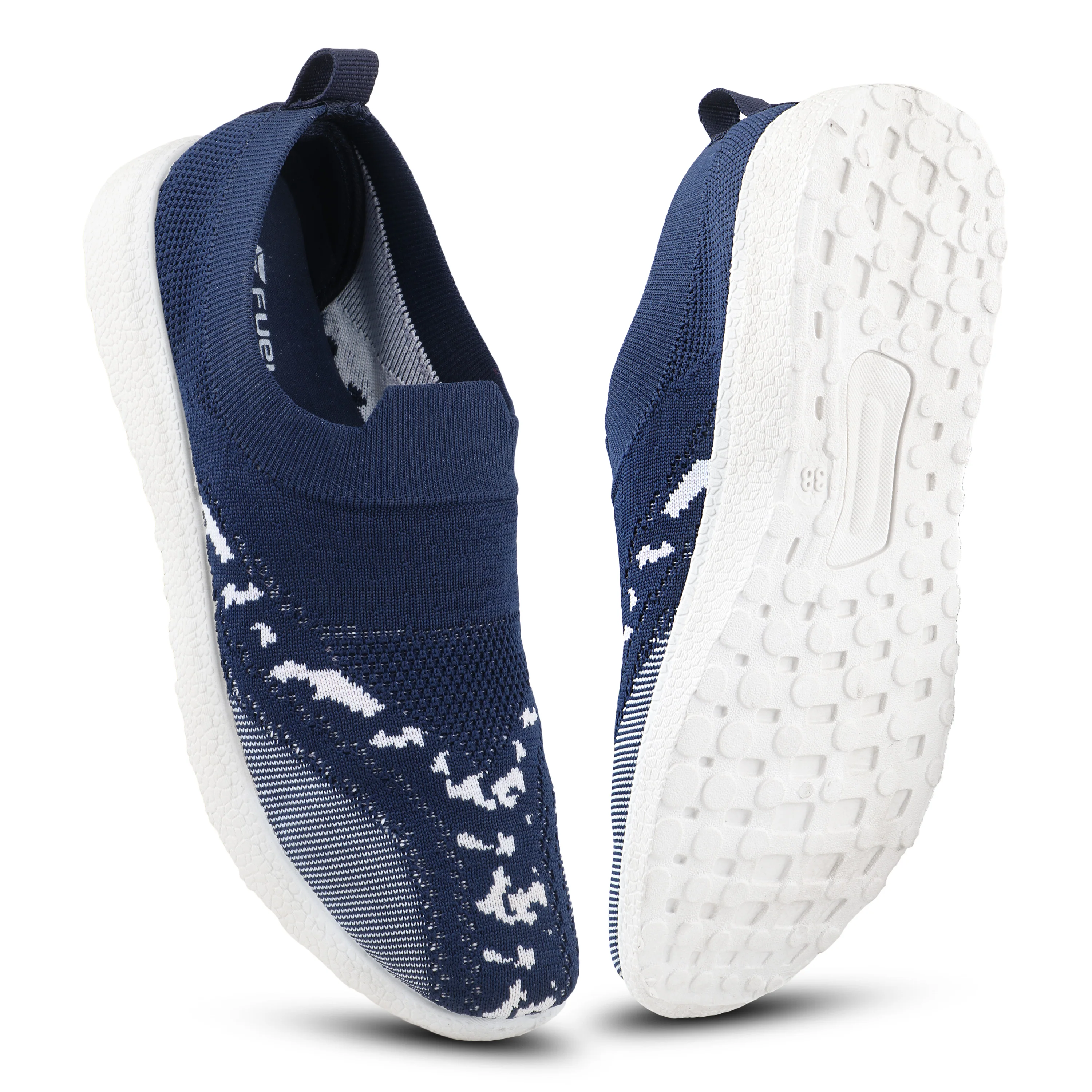 FUEL Adele Breathable Upper with Anti-Slip PVC Sole Women’s Shoes (Navy) - Image 5