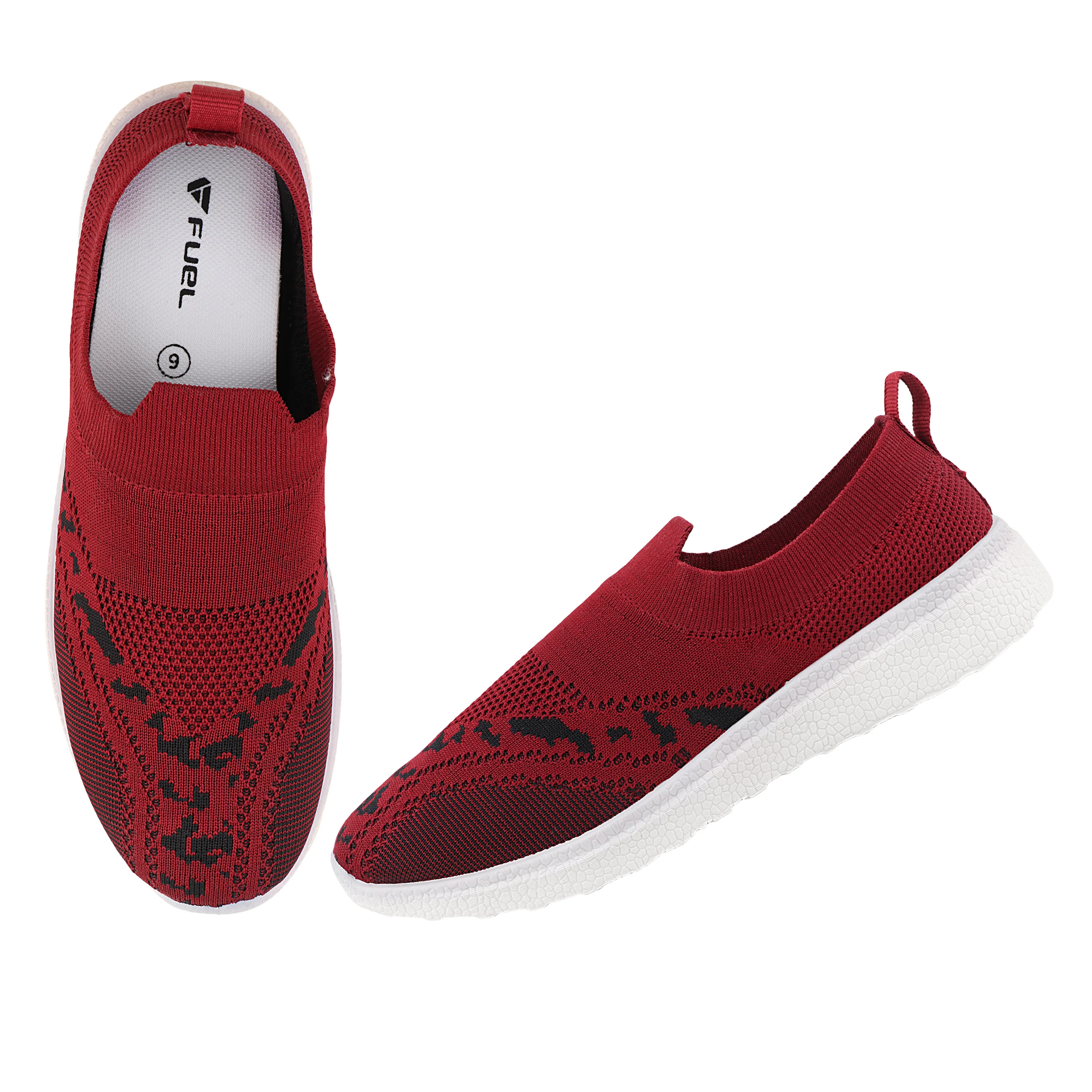 FUEL Adele Breathable Upper with Anti-Slip PVC Sole Women’s Shoes (Red) - Image 5
