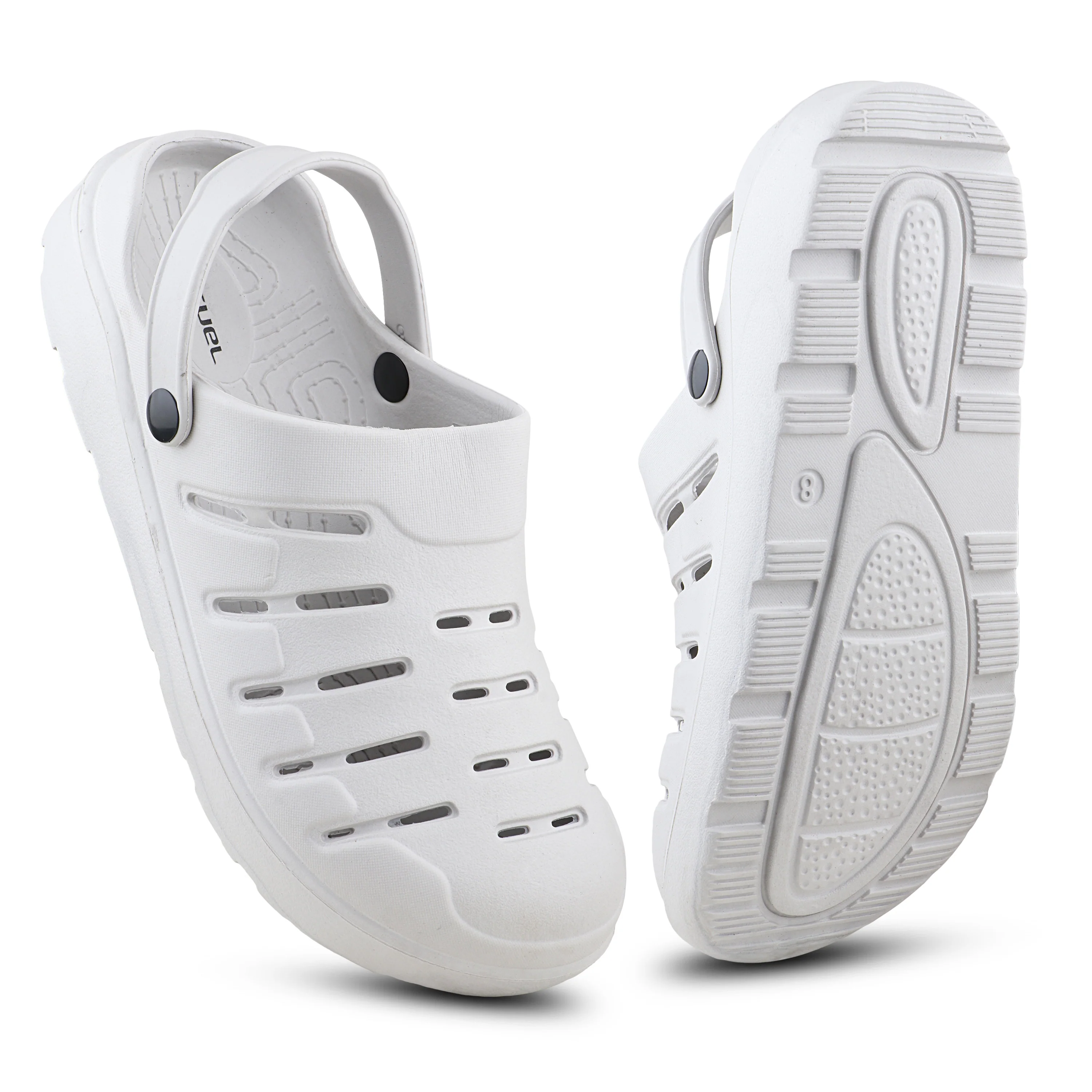 FUEL Adventure Clogs Slipper For Men's and Women's (Grey) - Image 6