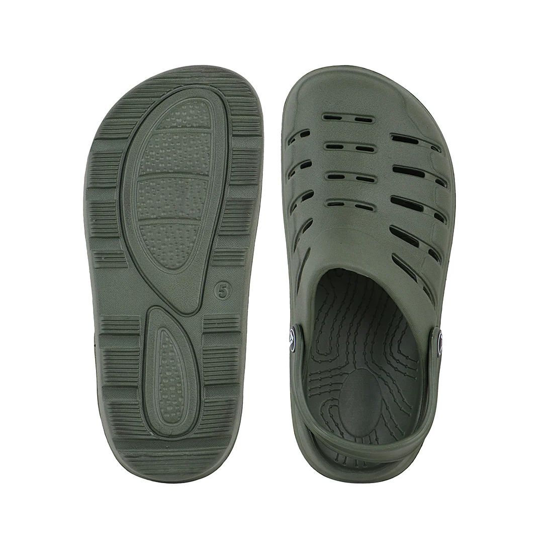 FUEL Adventure Clogs Slipper For Men's and Women's (Olive) - Image 5