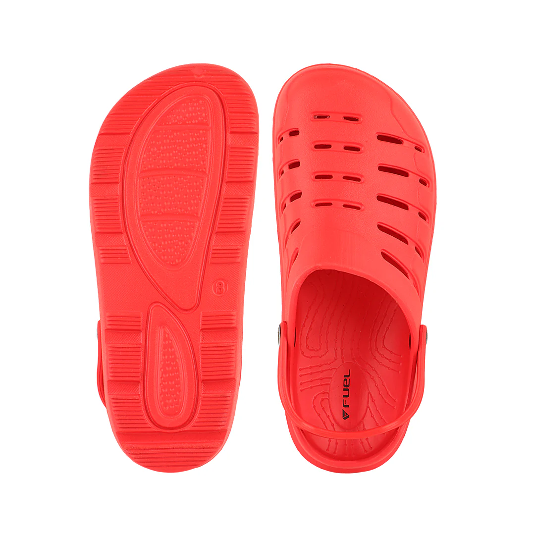 FUEL Adventure Clogs Slipper For Men's and Women's (Red) - Image 5