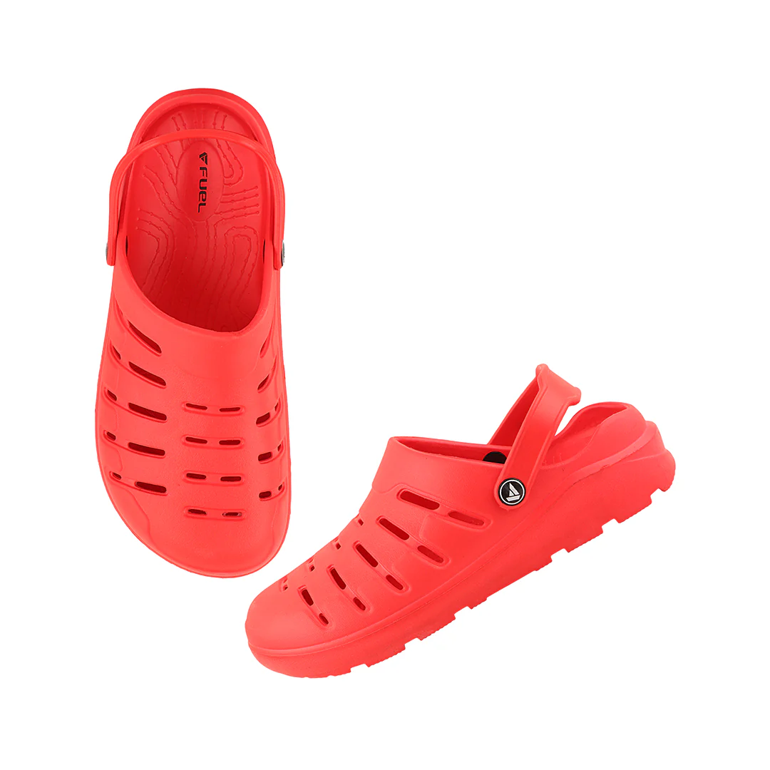 FUEL Adventure Clogs Slipper For Men's and Women's (Red) - Image 7