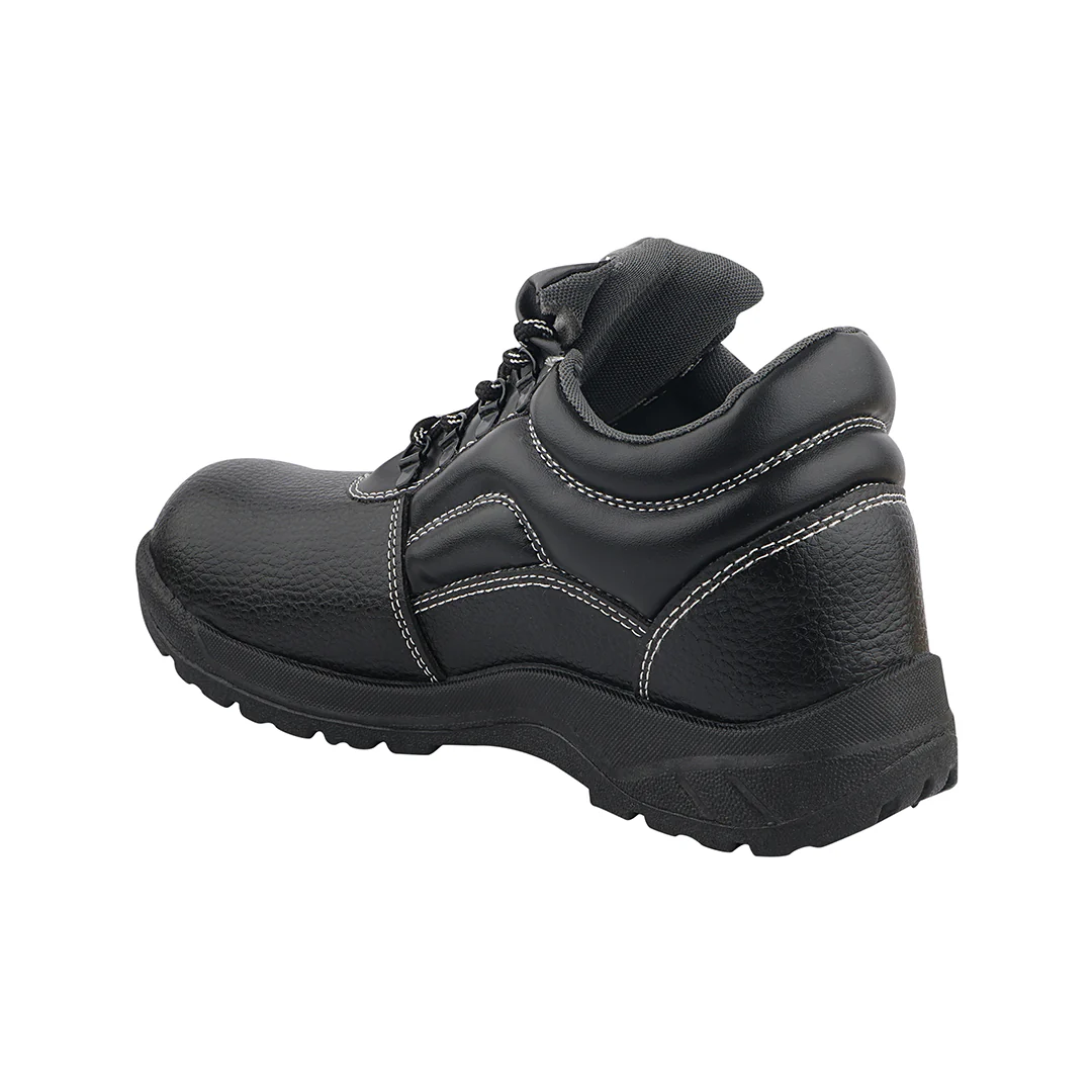 FUEL Arsenal HC Single Density PVC Sole Industrial Safety Shoe For Men's with Steel Toe Cap(Black) - Image 6