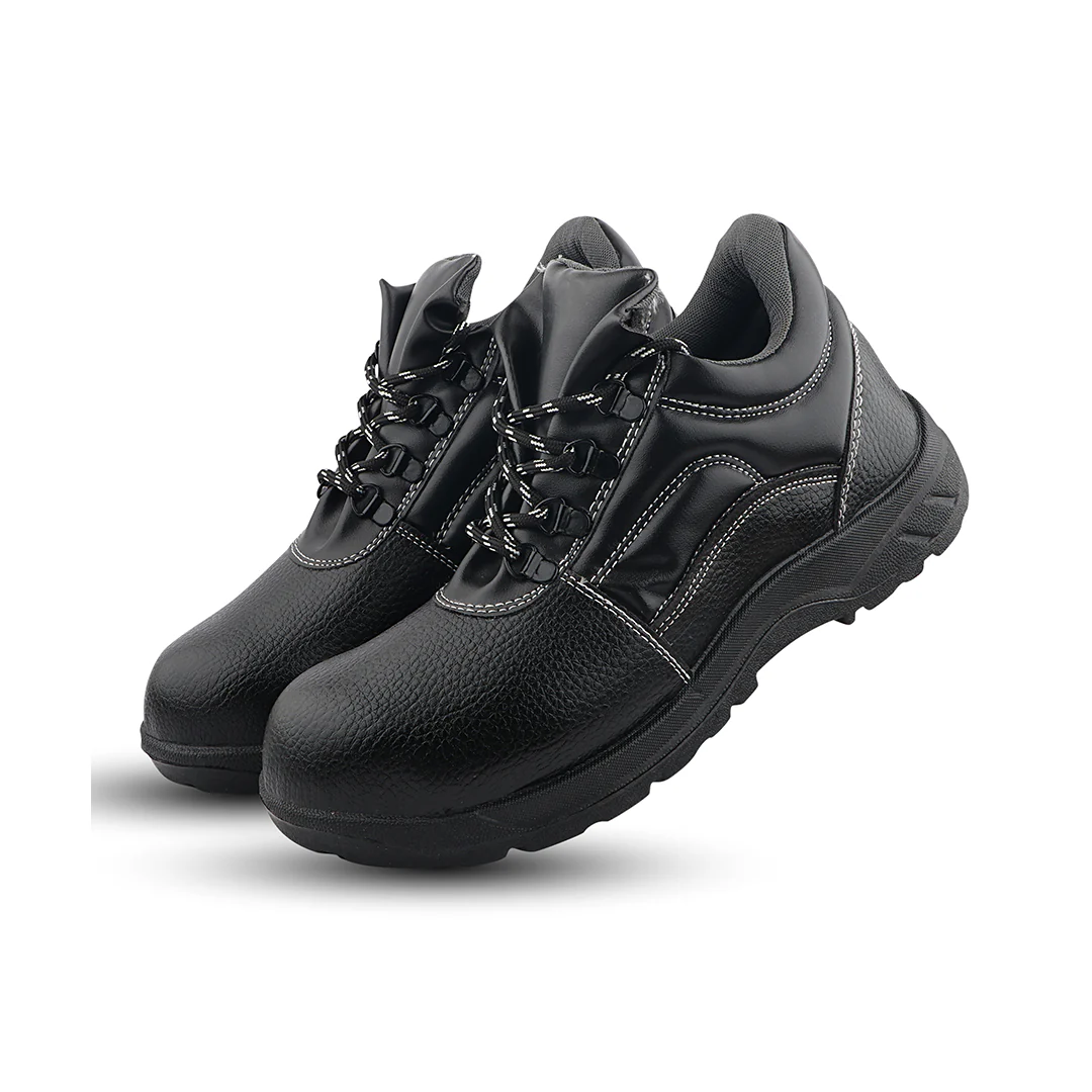 FUEL Arsenal HC Single Density PVC Sole Industrial Safety Shoe For Men's with Steel Toe Cap(Black) - Image 7