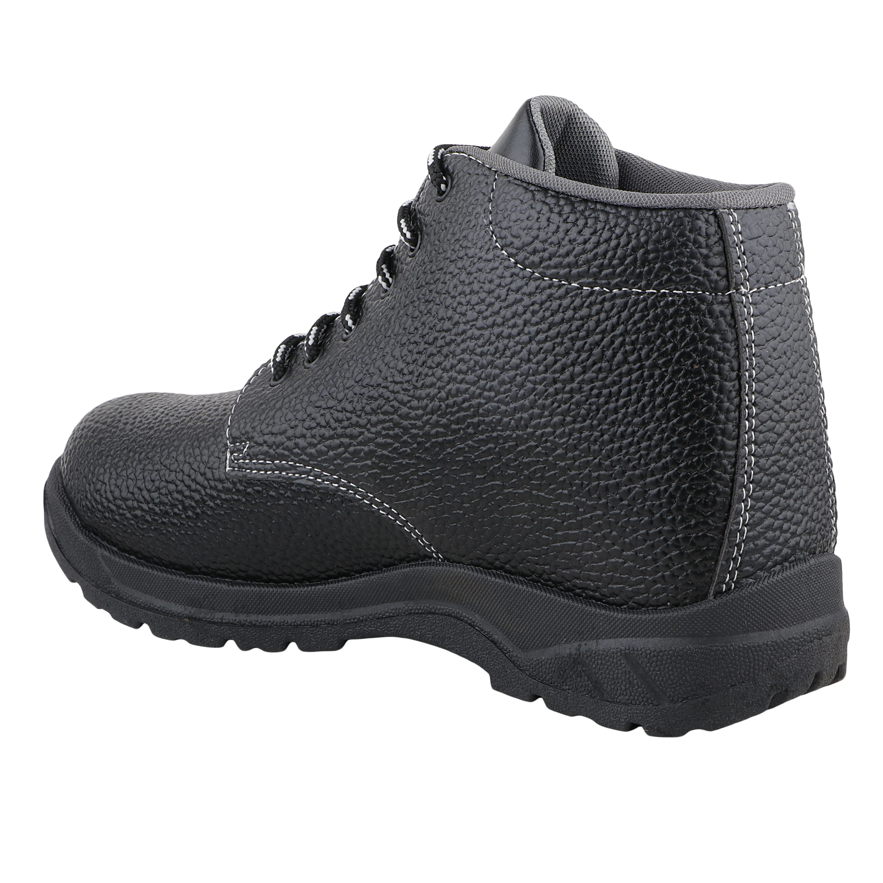 FUEL Arsenal HC-Metro Safety Shoe For Men's Steel Toe Cap With Single Density PVC Sole (Black) - Image 3