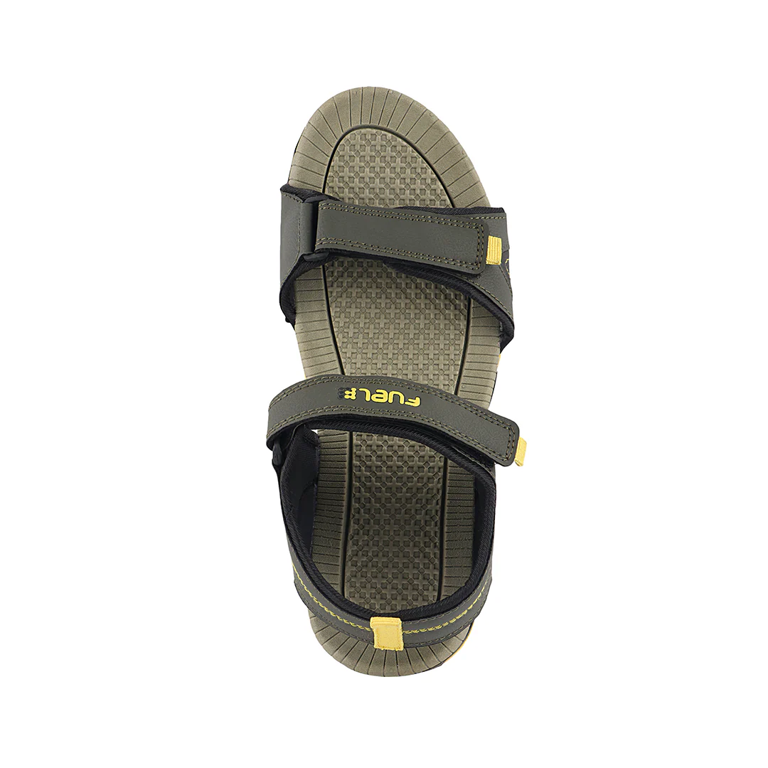 FUEL Austin-03 Comfortable & Light-weight Sandals For Men's (Olive) - Image 4