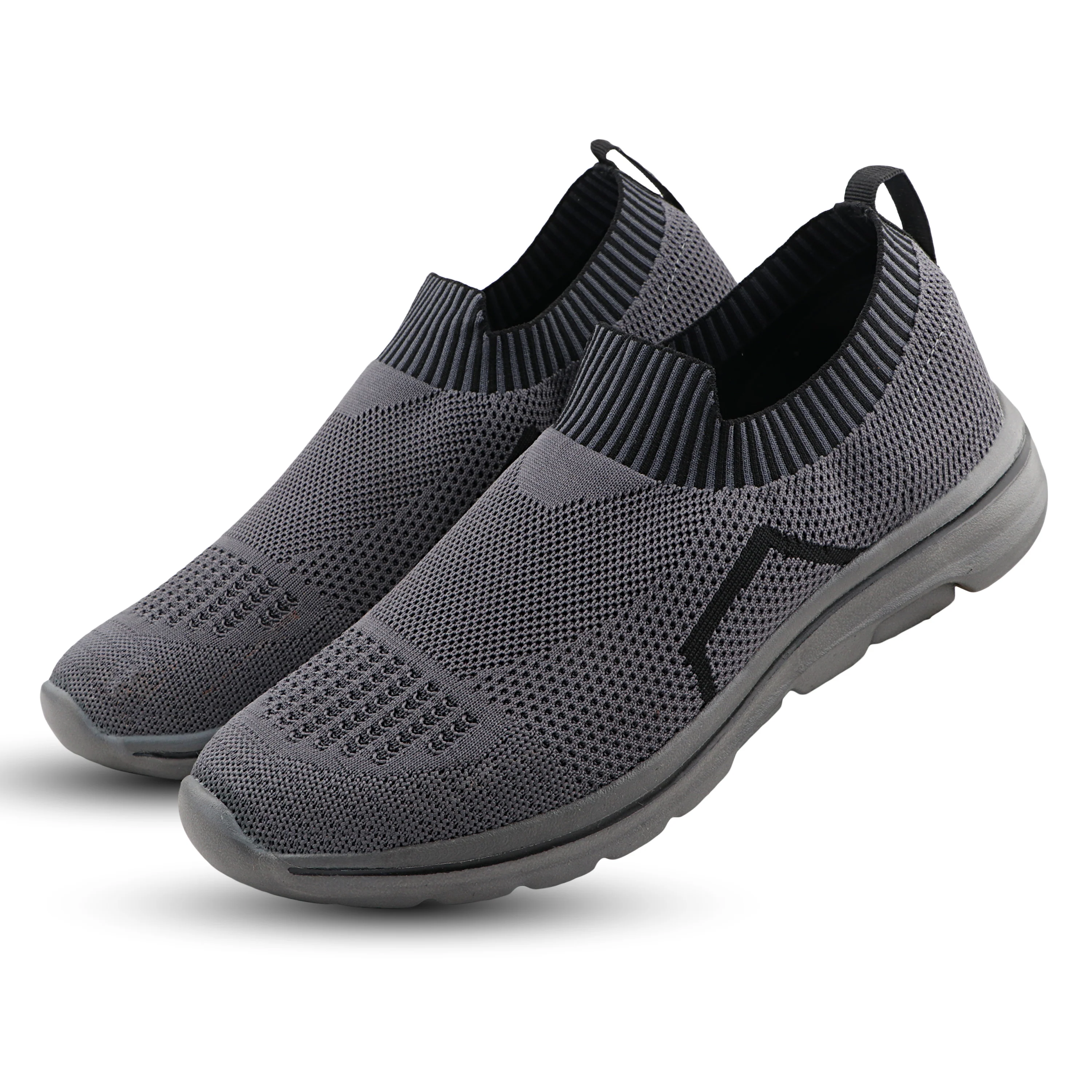 FUEL BINGO Slip-on Comfortable Walking Sports Shoes for Men (Grey) - Image 4