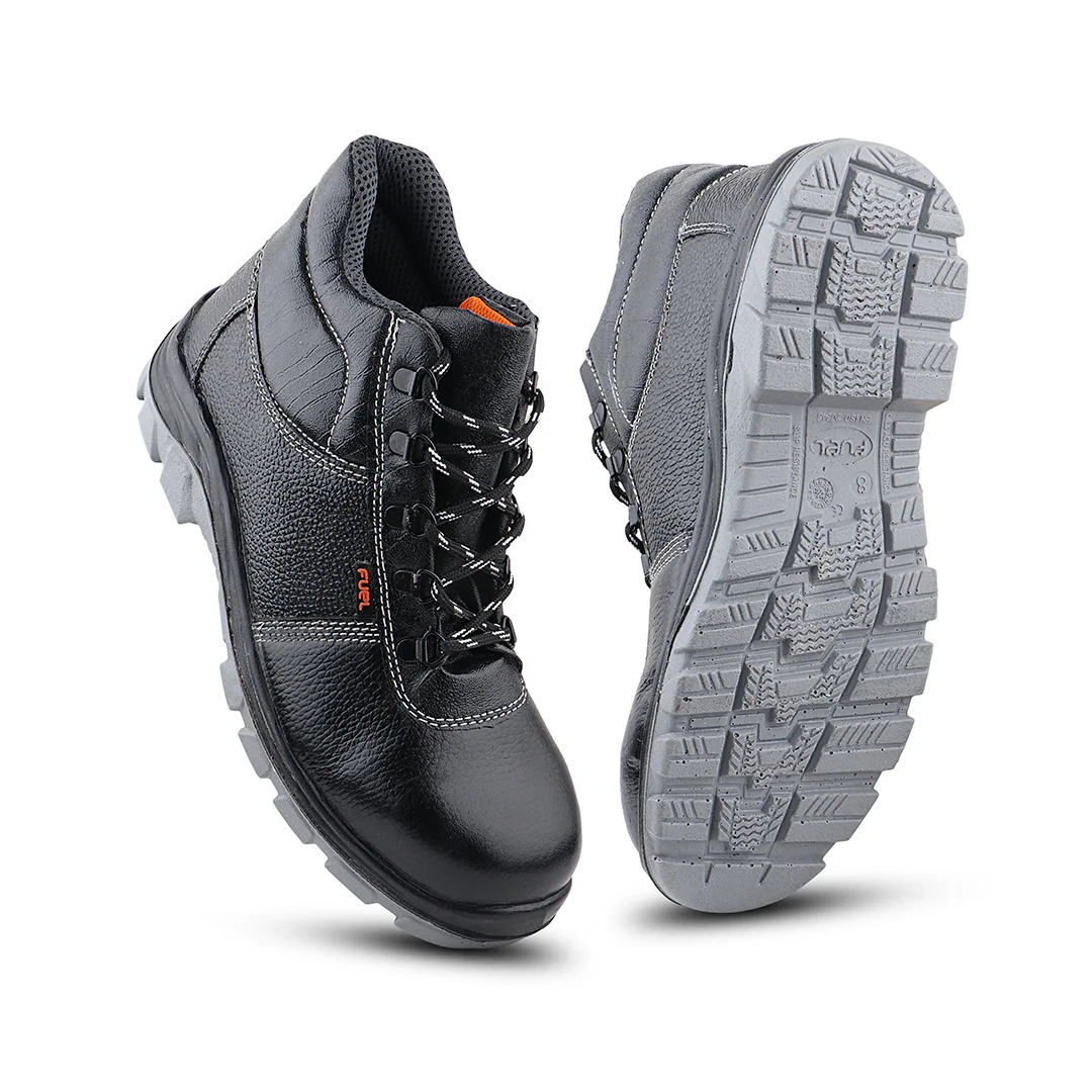 FUEL Bob-Highcut Comfortable Industrial Safety Shoes for Men (Steel-Toe 200J) - Image 9