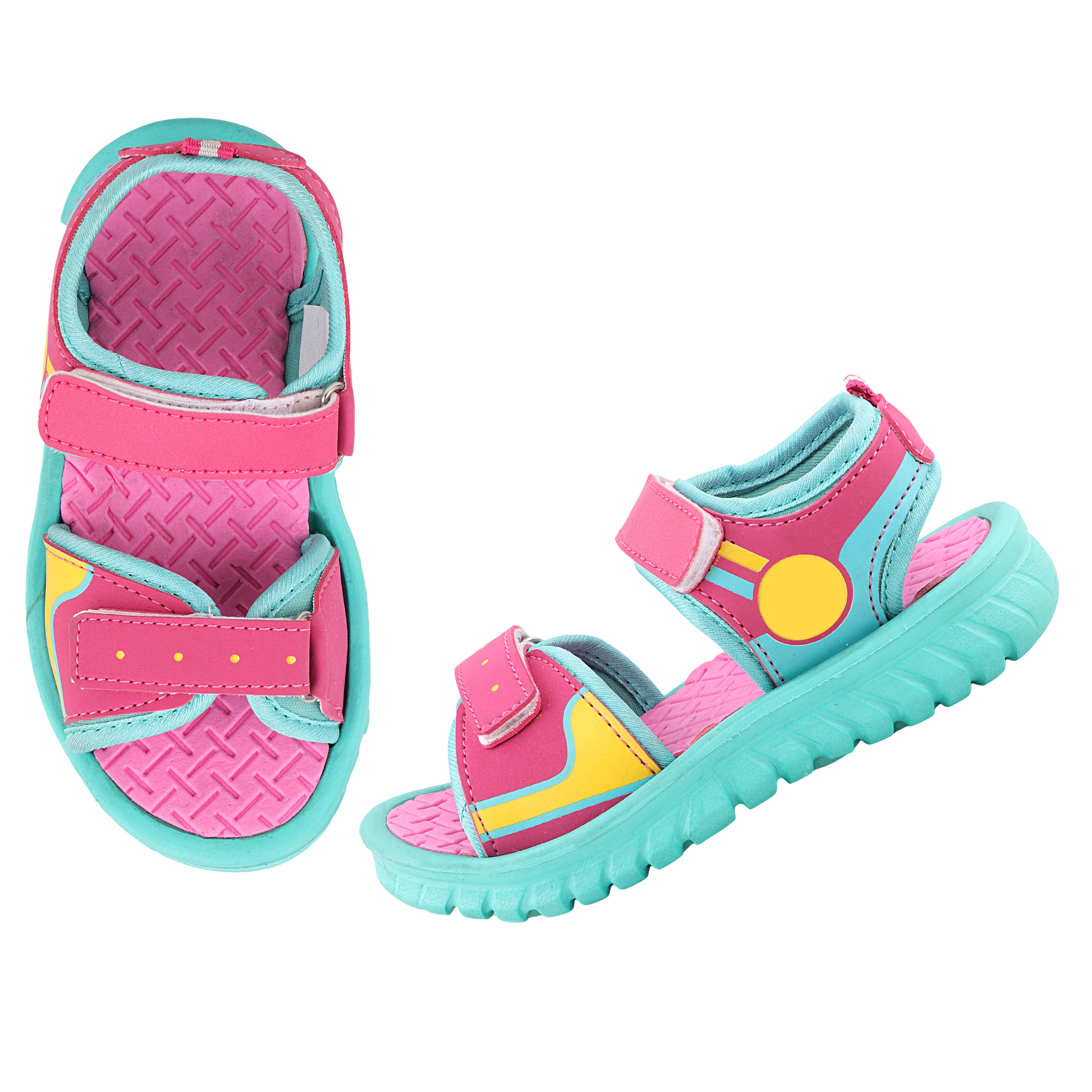 FUEL Bonit comfortable and stylish Open-Toe Lightweight Unisex Outdoor Kids sandal (Pink) - Image 6