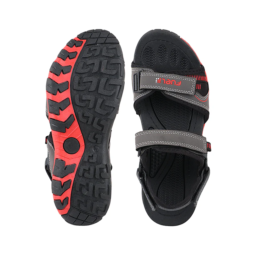 FUEL Bruno Sports Sandals for Men's (Grey) - Image 4