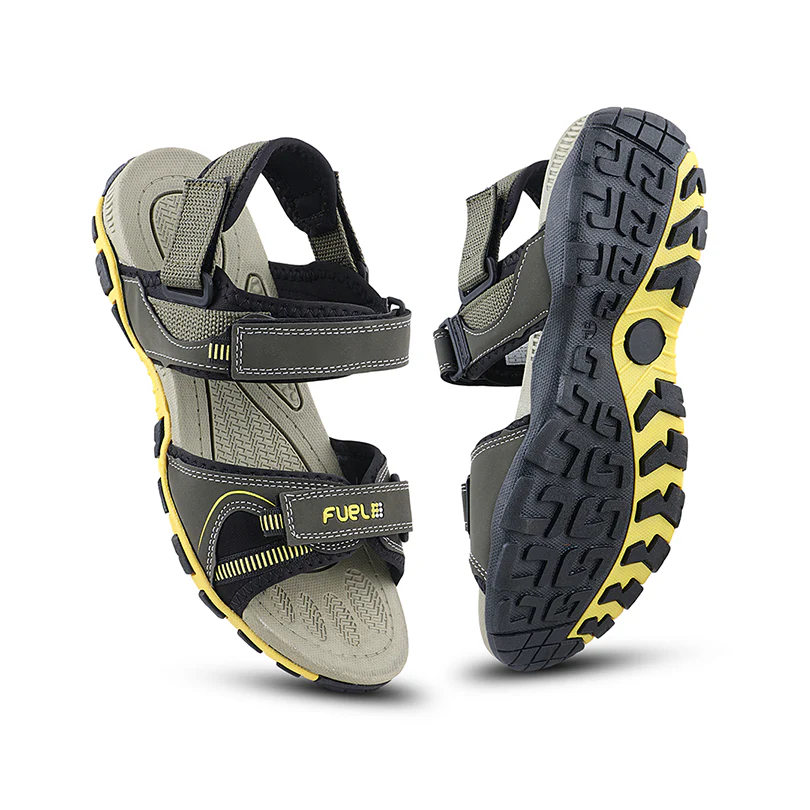FUEL Bruno Sports Sandals for Men's (Olive) - Image 7