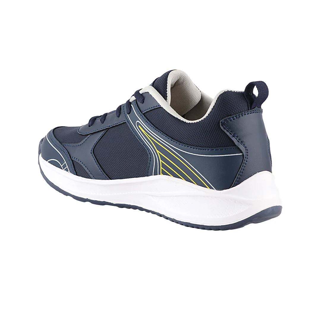 FUEL Carter Athletic Casual & Affordable Anti-Skid Sports Shoes for Men's (Navy-White) - Image 3
