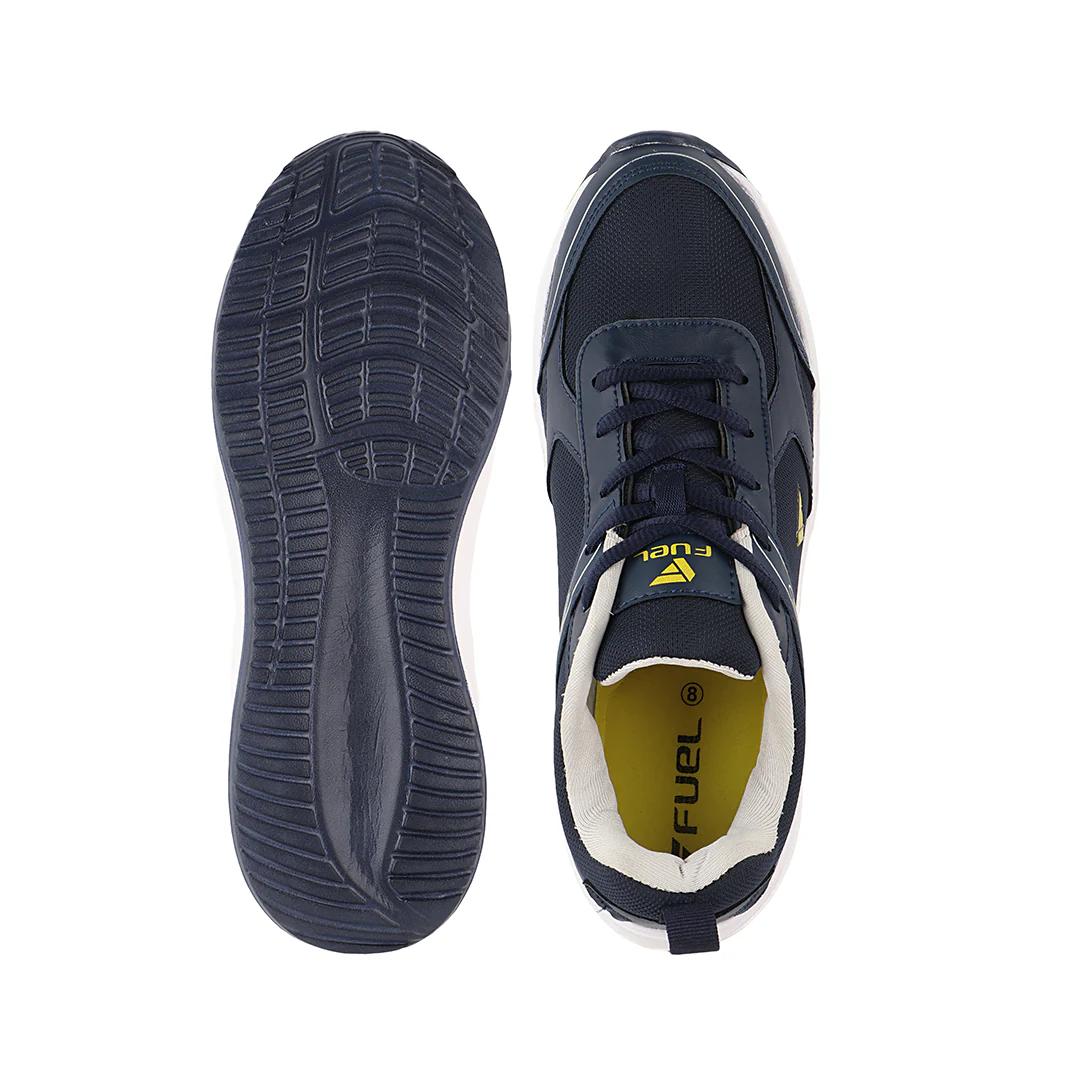 FUEL Carter Athletic Casual & Affordable Anti-Skid Sports Shoes for Men's (Navy-White) - Image 5