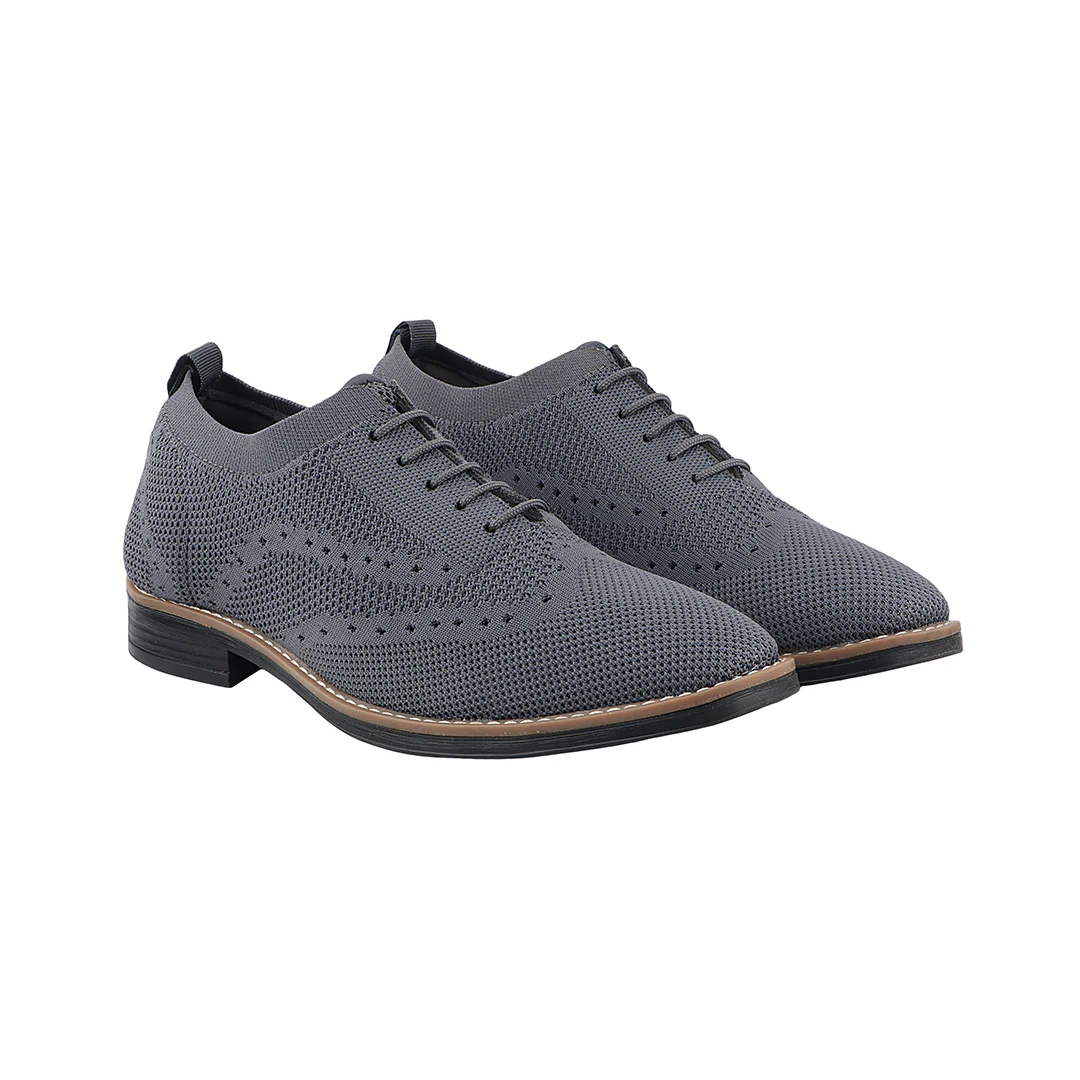 FUEL Berlin Comfort & Lightweight Daily Wear Formal Shoes For Men's (D-Grey) - Image 4