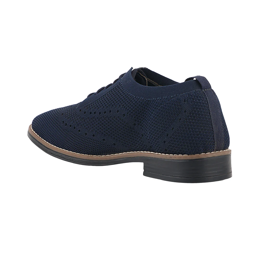 FUEL Berlin Comfort & Lightweight Daily Wear Formal Shoes For Men's (Navy-Blue) - Image 3