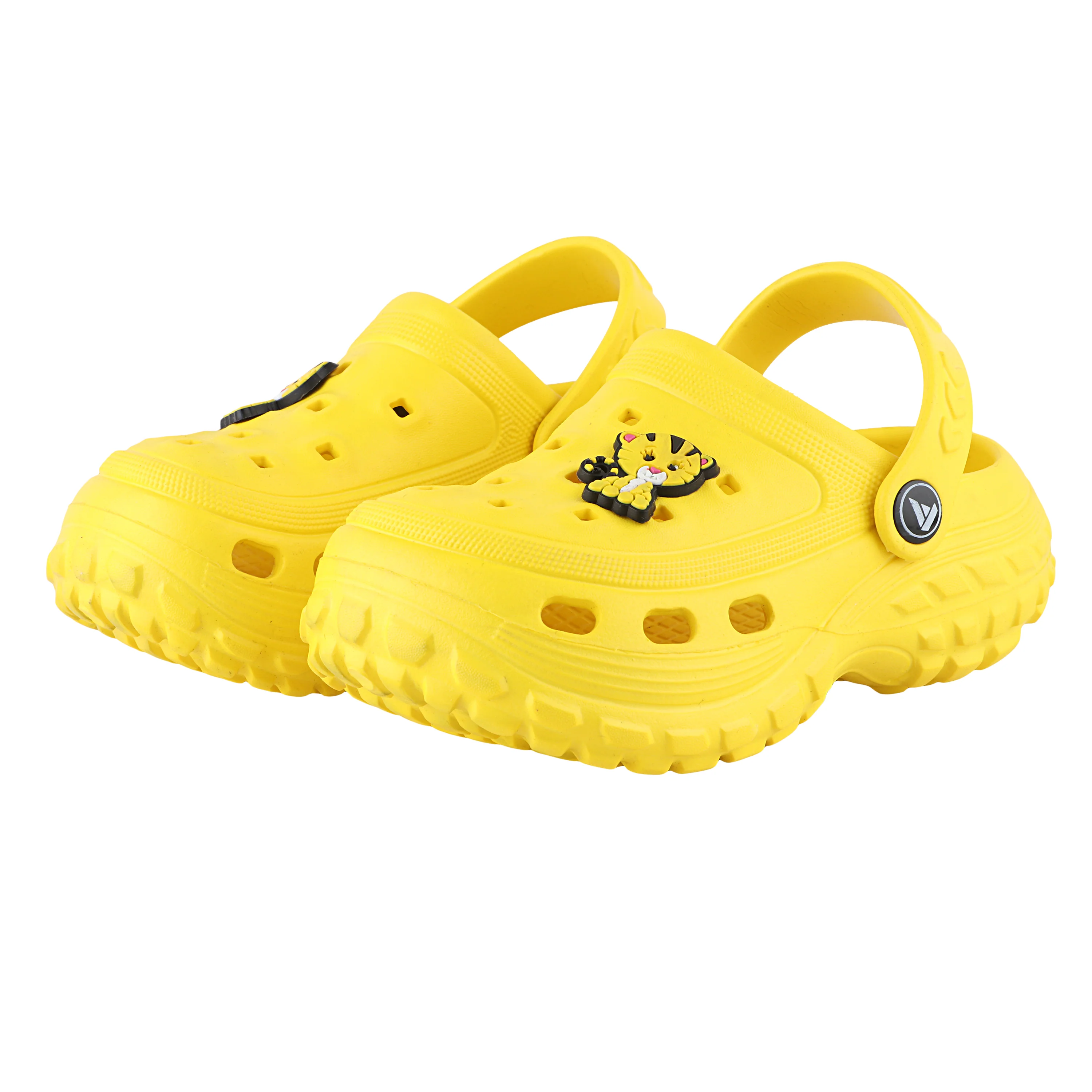 FUEL Poddle Cute & Lightweight EVA Slip-On Clogs for Kids (Yellow) - Image 4