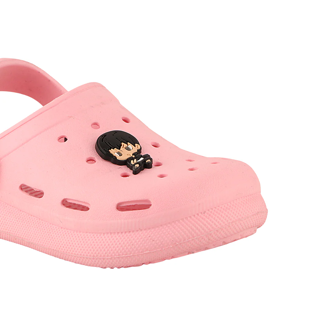 FUEL Hooper Lightweight & Comfortable Pull-On Casual Clogs with Cushioned Footbed for Kids (Pink) - Image 3