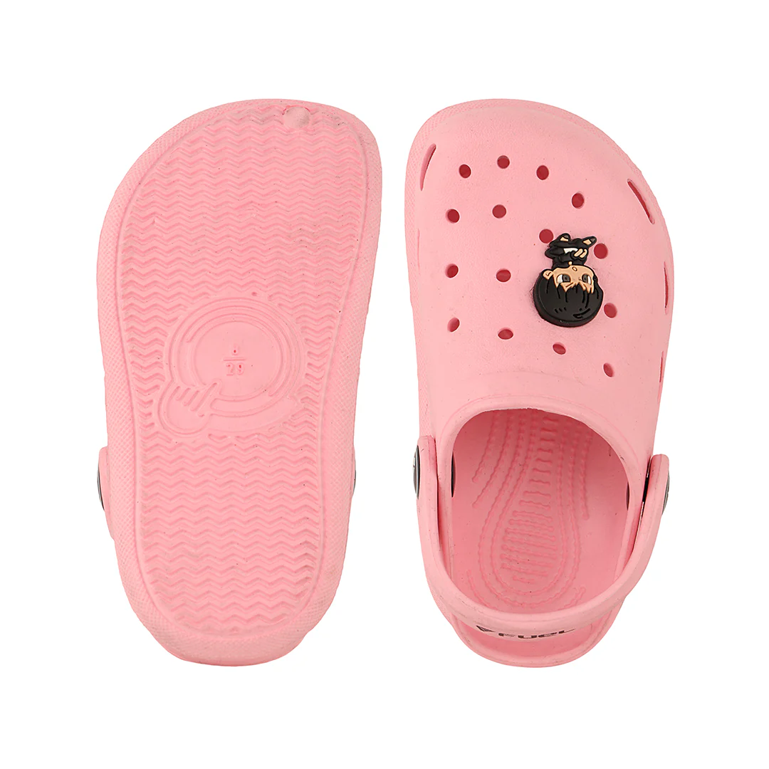 FUEL Hooper Lightweight & Comfortable Pull-On Casual Clogs with Cushioned Footbed for Kids (Pink) - Image 6