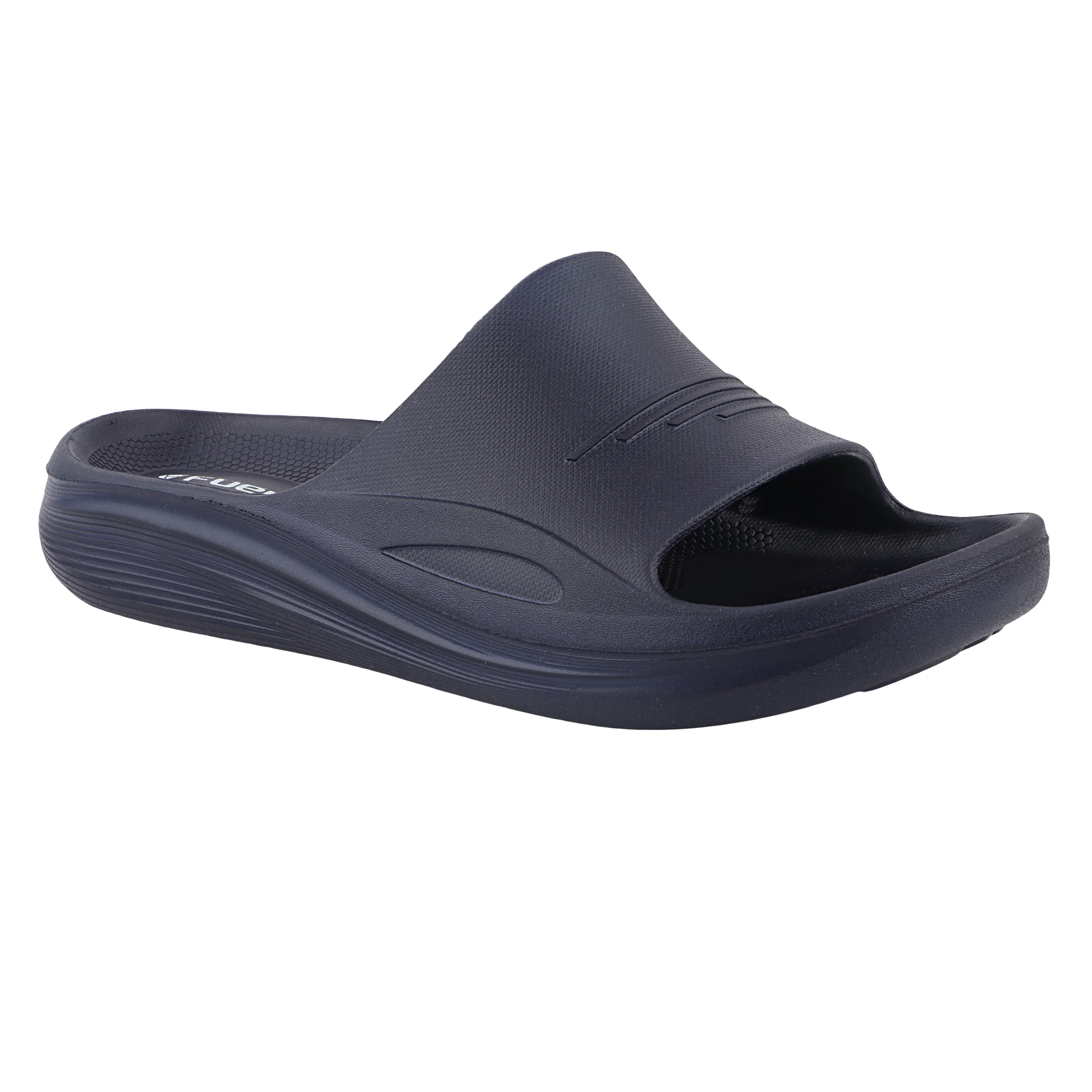 FUEL Cloud Cushioned Footbed and Lightweight Slip-On Design with Anti-Slip Sole for Men's (Navy)