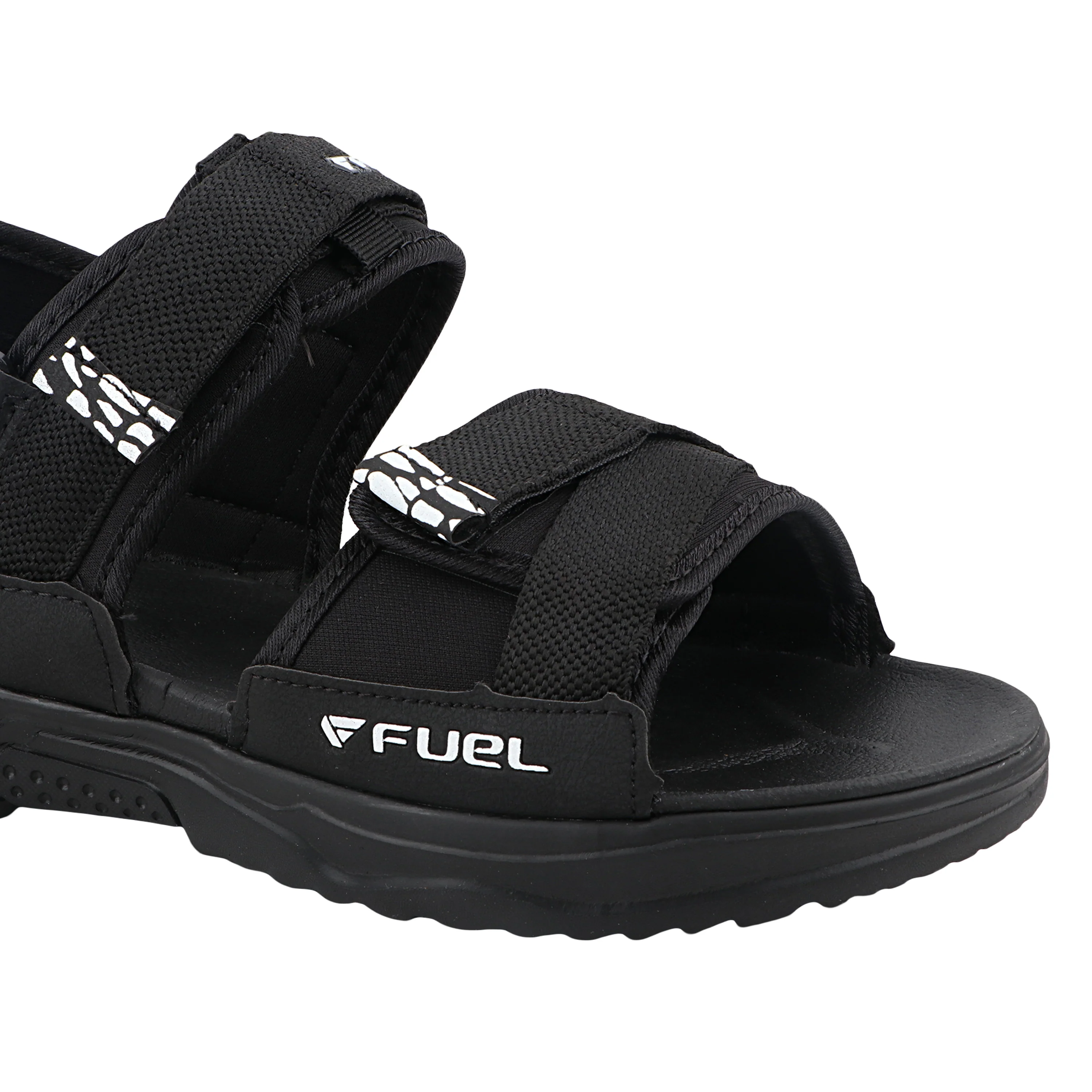 FUEL Combat-01 Breathable & Anti-Skid Outdoor Sandals For Men's (Black) - Image 2