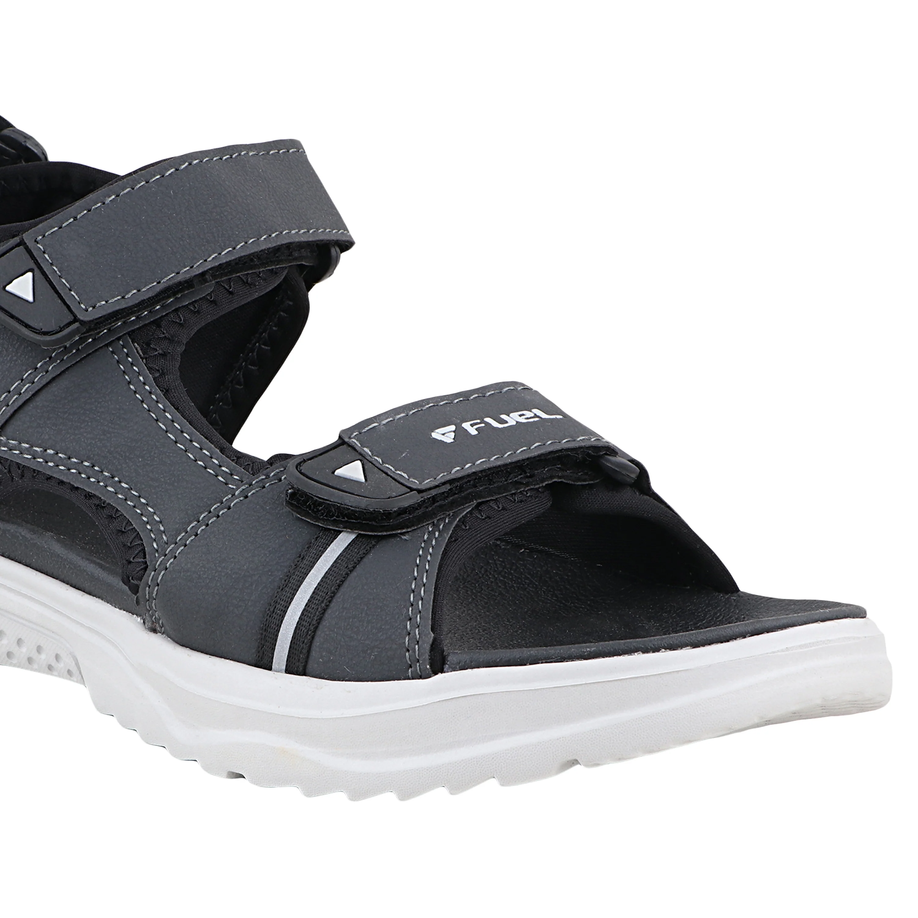 FUEL Combat-03 Sports Chunky Sandals For Men's (Grey) - Image 2