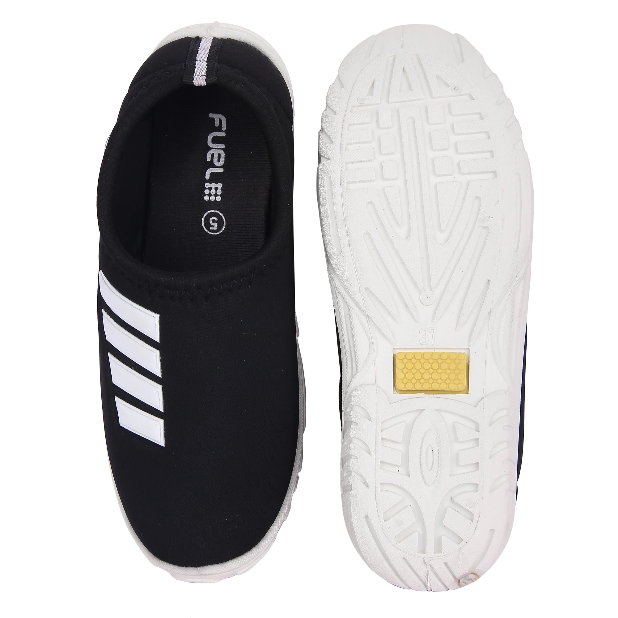 FUEL Comfort-02 Women comfortable & Light-weight Slip-on Sports Shoes (Black) - Image 6