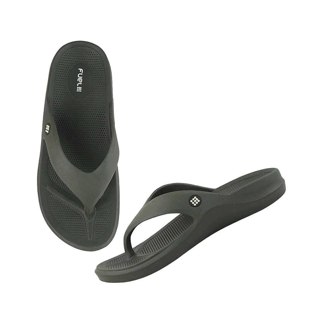 FUEL Comfort EVA Men Lightweight & Durable Slippers (Olive) - Image 6