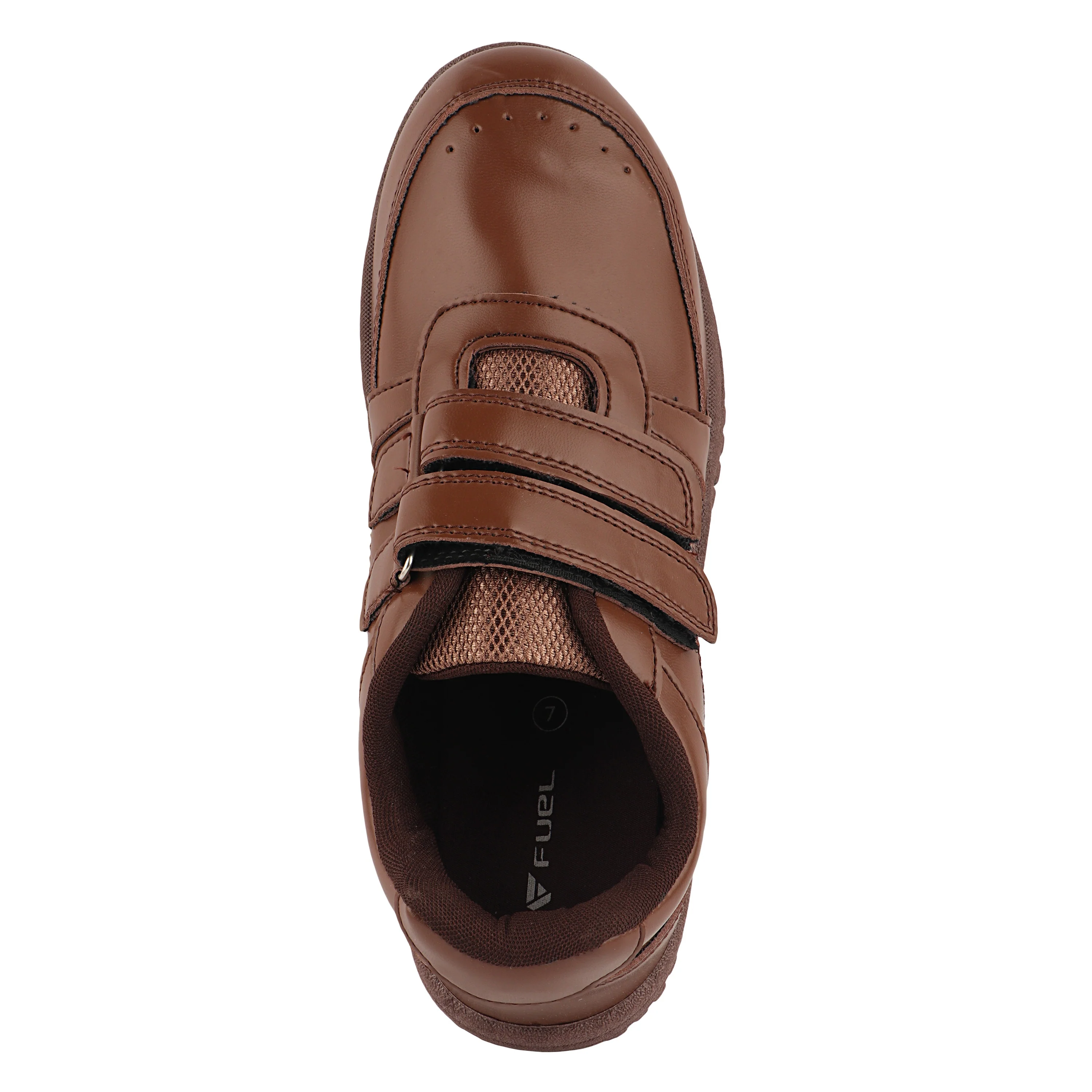 FUEL Comfortable & Breathable School Shoes for s in Brown (Fun-Gola) - Image 3