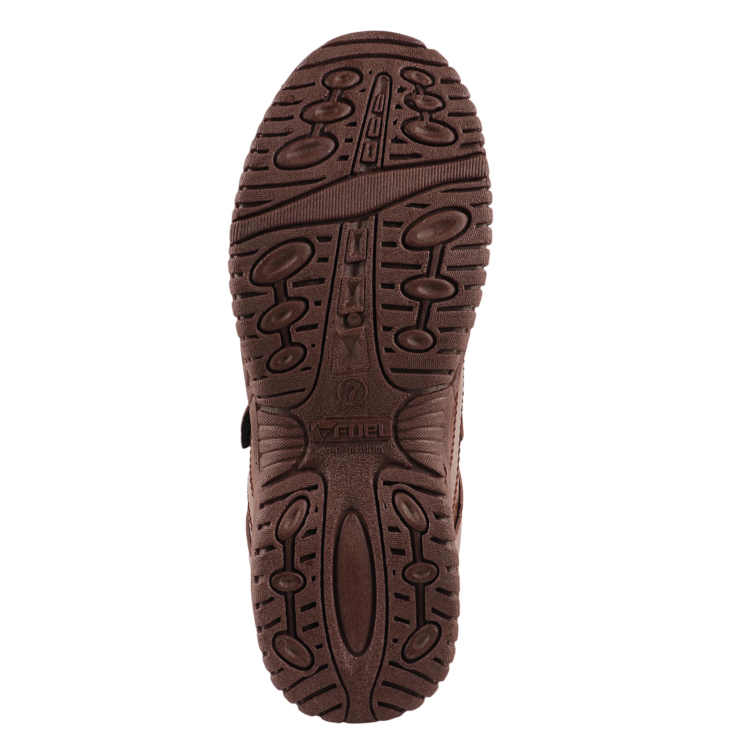FUEL Comfortable & Breathable School Shoes for s in Brown (Fun-Gola) - Image 4