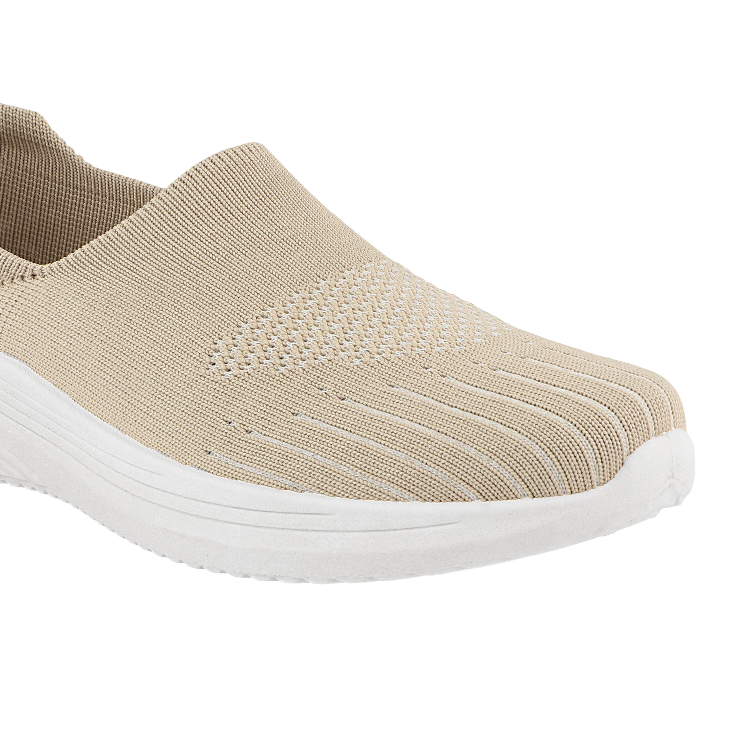 FUEL Drive Anti-Skid Slip-on Sports Shoes for Women (Beige) - Image 2