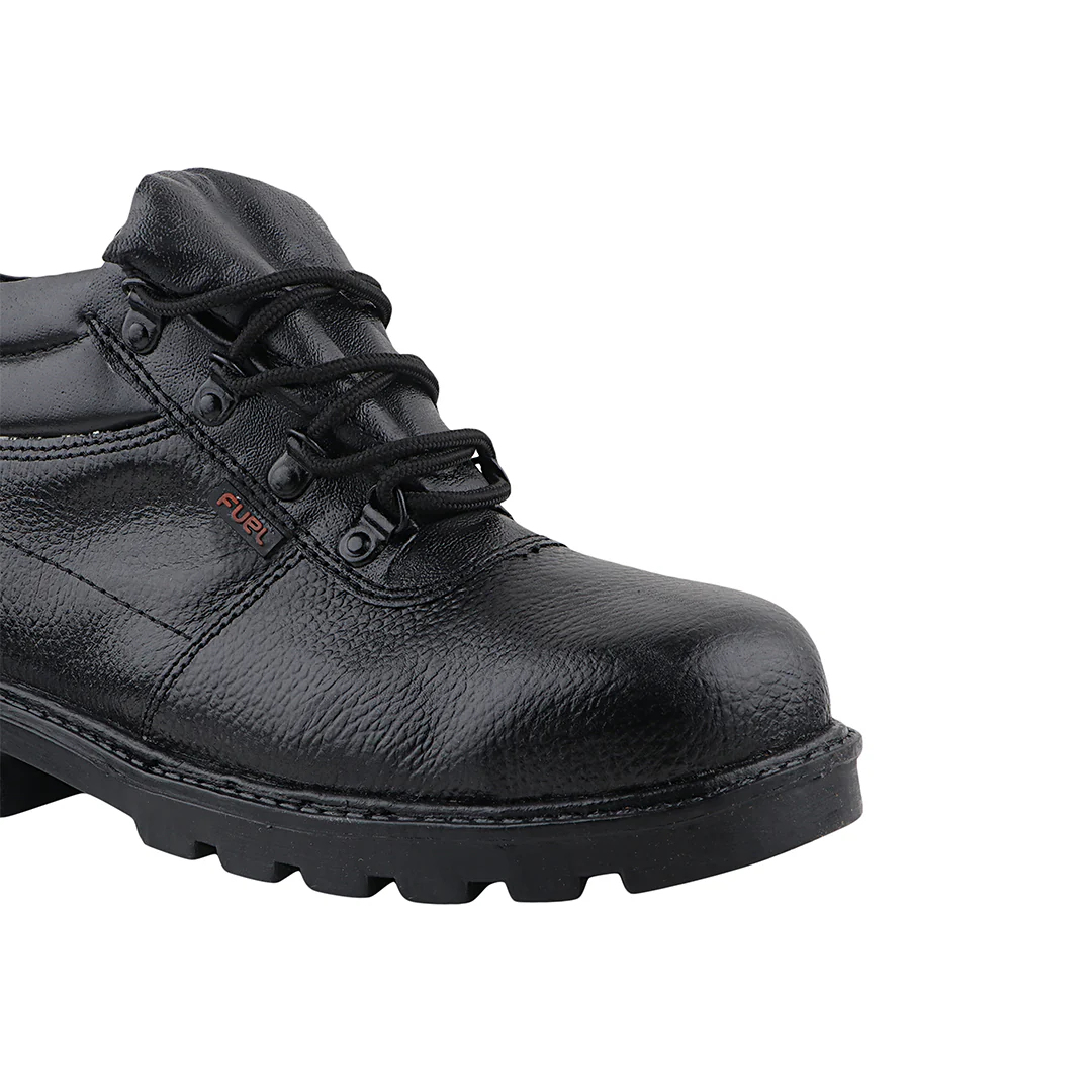 FUEL Flamingo HC Men's Black Lightweight PU Sole Industrial Safety Shoes with Impact Resistant (100 Joules) - Image 4