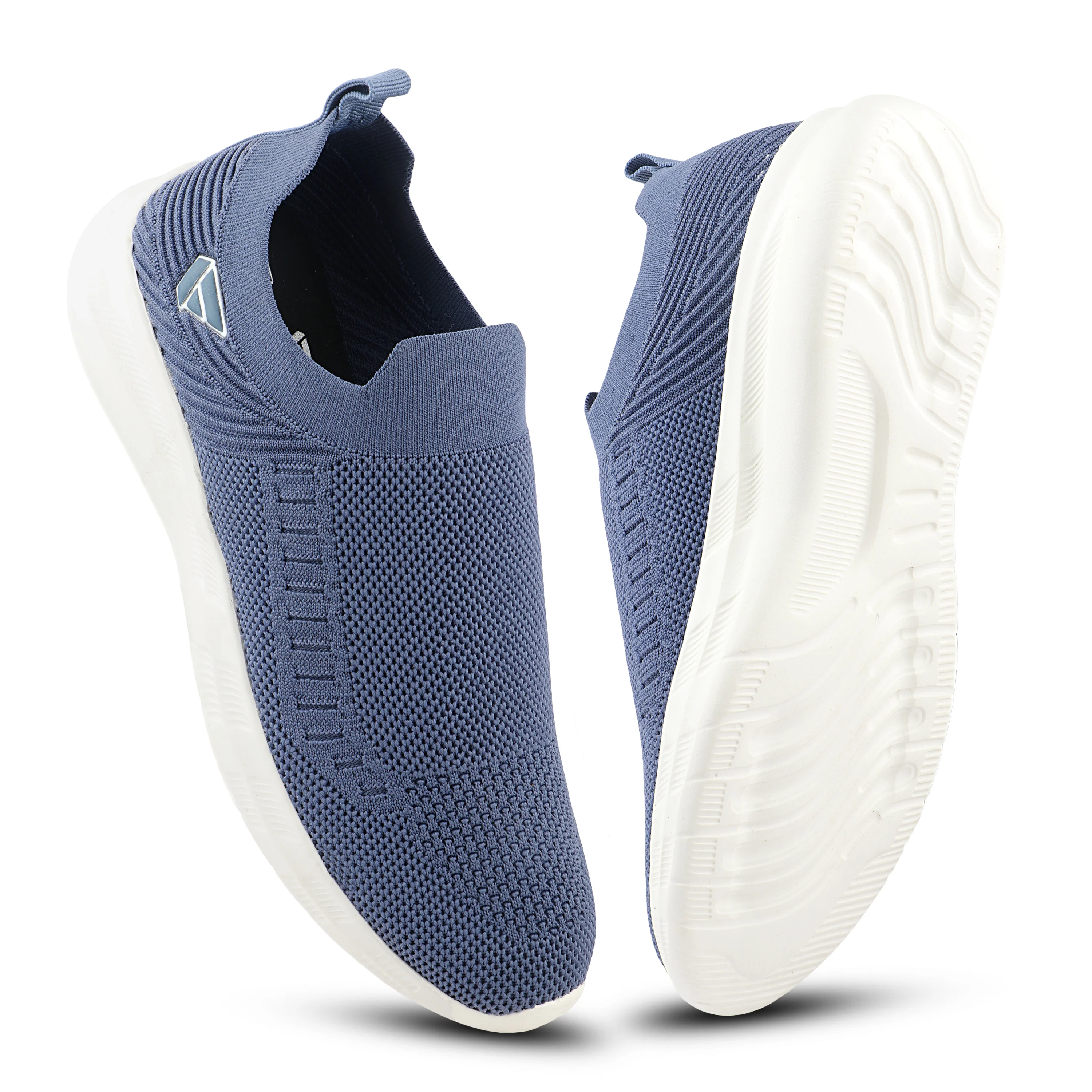 FUEL Flash Lightweight & Breathable Cushioned EVA Sole Slip-On Casual Shoes for Men's (Moon Blue) - Image 5