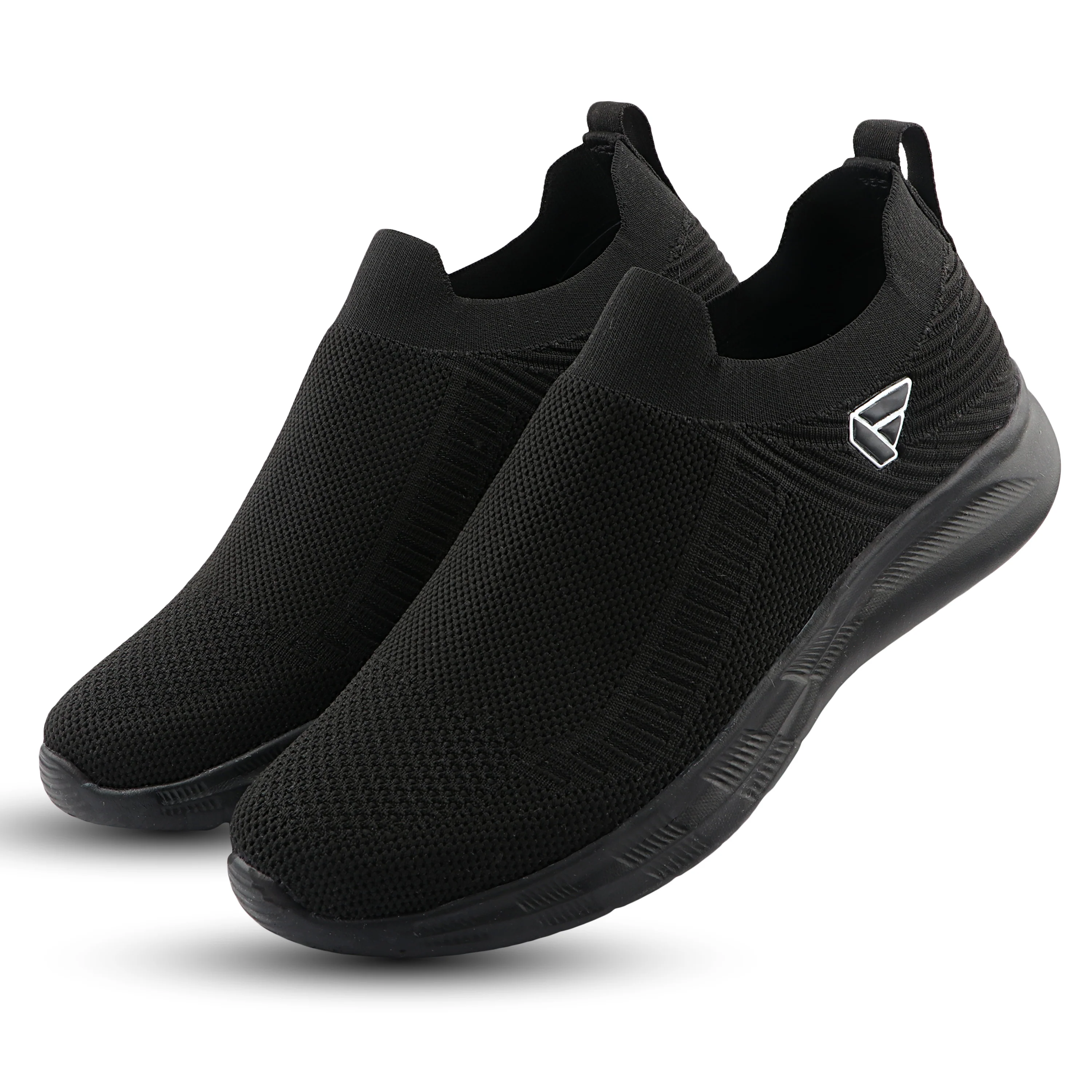 FUEL Flash Lightweight & Breathable Cushioned EVA Sole Slip-On Casual Shoes for Men's (Black) - Image 3