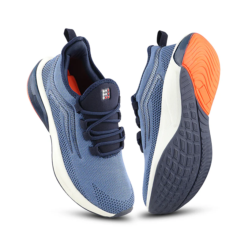 FUEL Flight Lightweight Daily Wear Sport Shoes Foe Men's (Navy-Blue) - Image 6