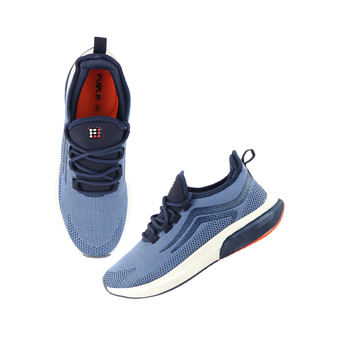 FUEL Flight Lightweight Daily Wear Sport Shoes Foe Men's (Navy-Blue) - Image 7