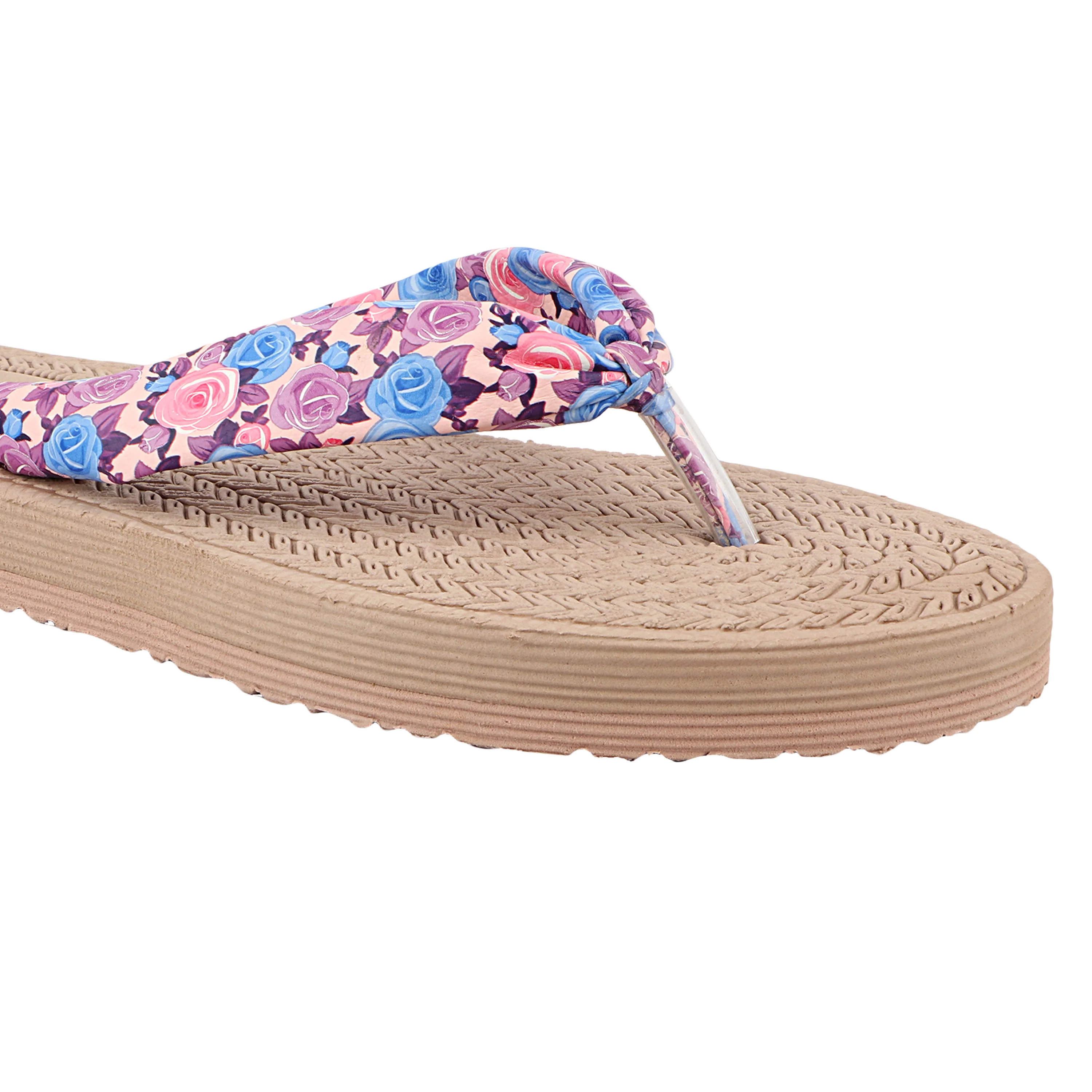 FUEL Flora Cushioned Footbed with Synthetic Cloth Upper & Lightweight EVA Sole for Women's (Purple) - Image 2