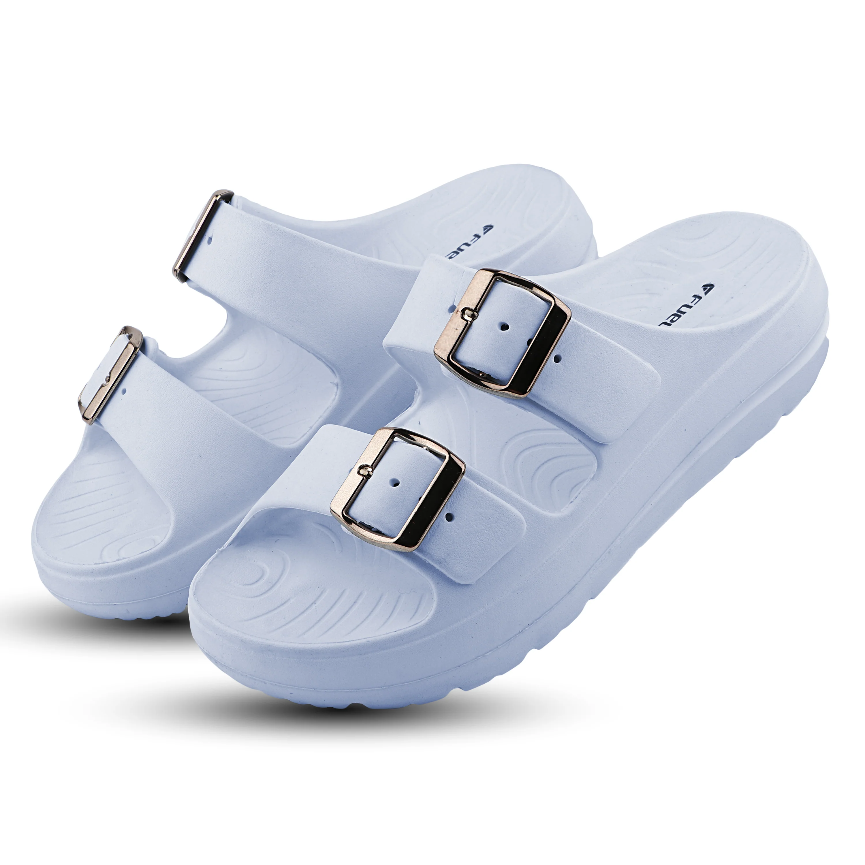 FUEL Florida Lightweight and Comfortable with Soft Cushioned Footbed & Slip-On Design for Women's (Ice-Blue) - Image 3