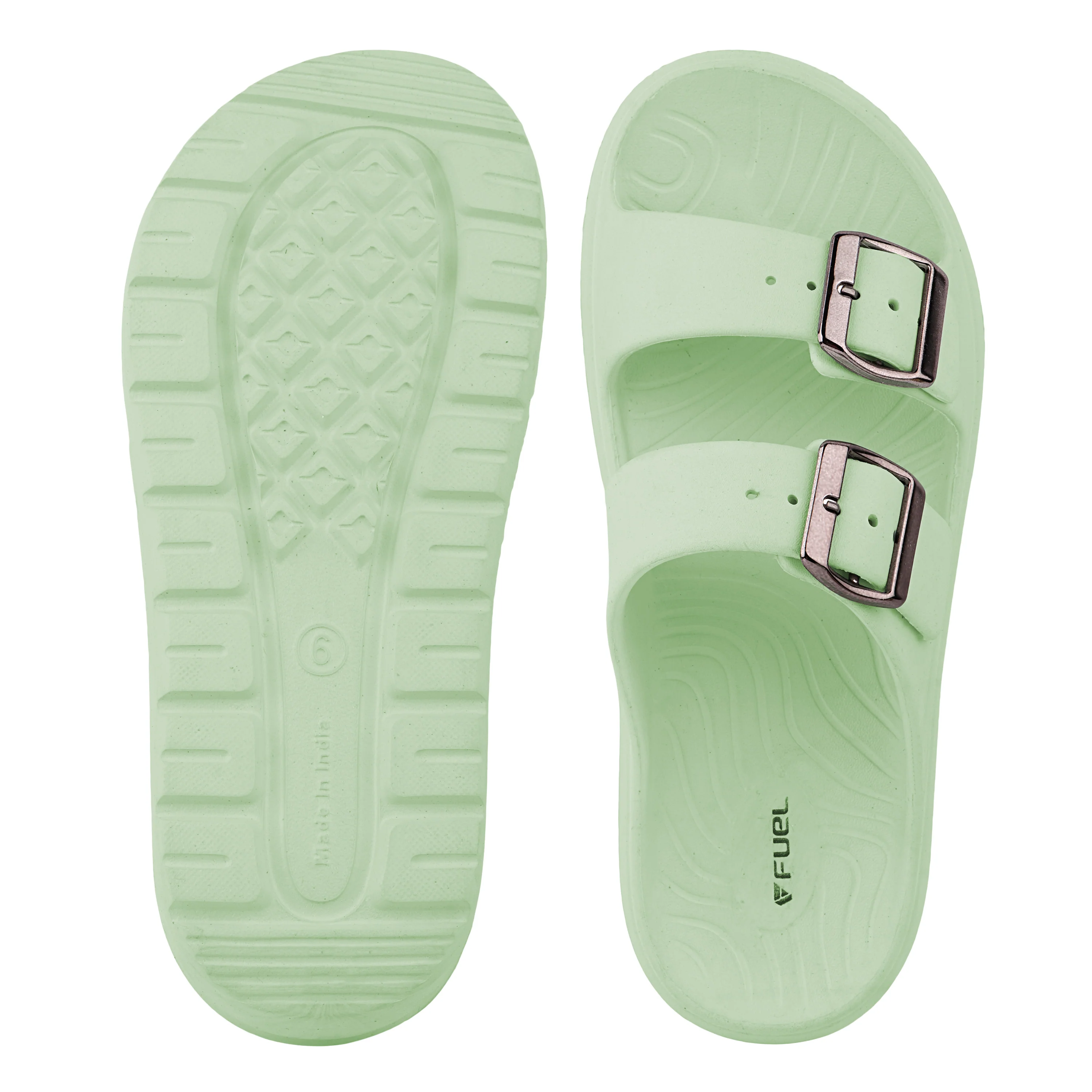 FUEL Florida Lightweight and Comfortable with Soft Cushioned Footbed & Slip-On Design for Women's (Mint) - Image 4