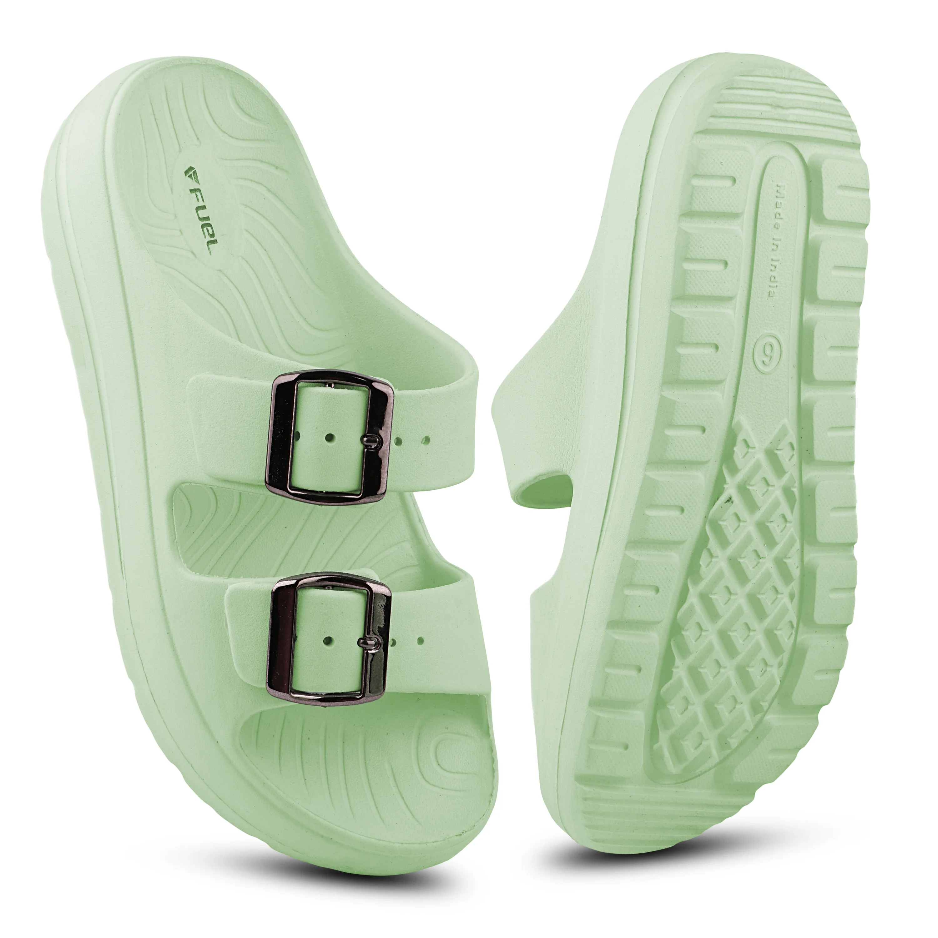 FUEL Florida Lightweight and Comfortable with Soft Cushioned Footbed & Slip-On Design for Women's (Mint) - Image 5
