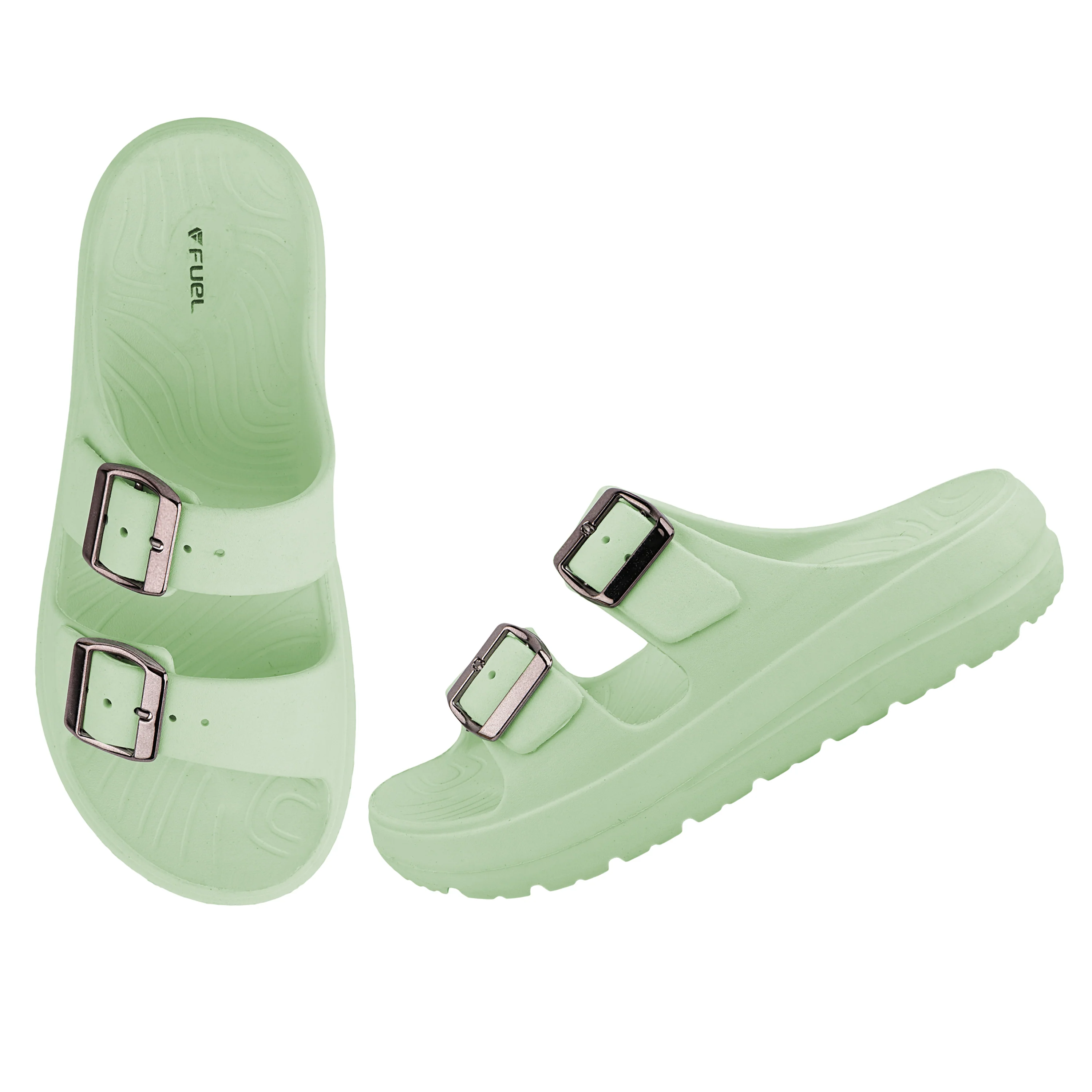FUEL Florida Lightweight and Comfortable with Soft Cushioned Footbed & Slip-On Design for Women's (Mint) - Image 6