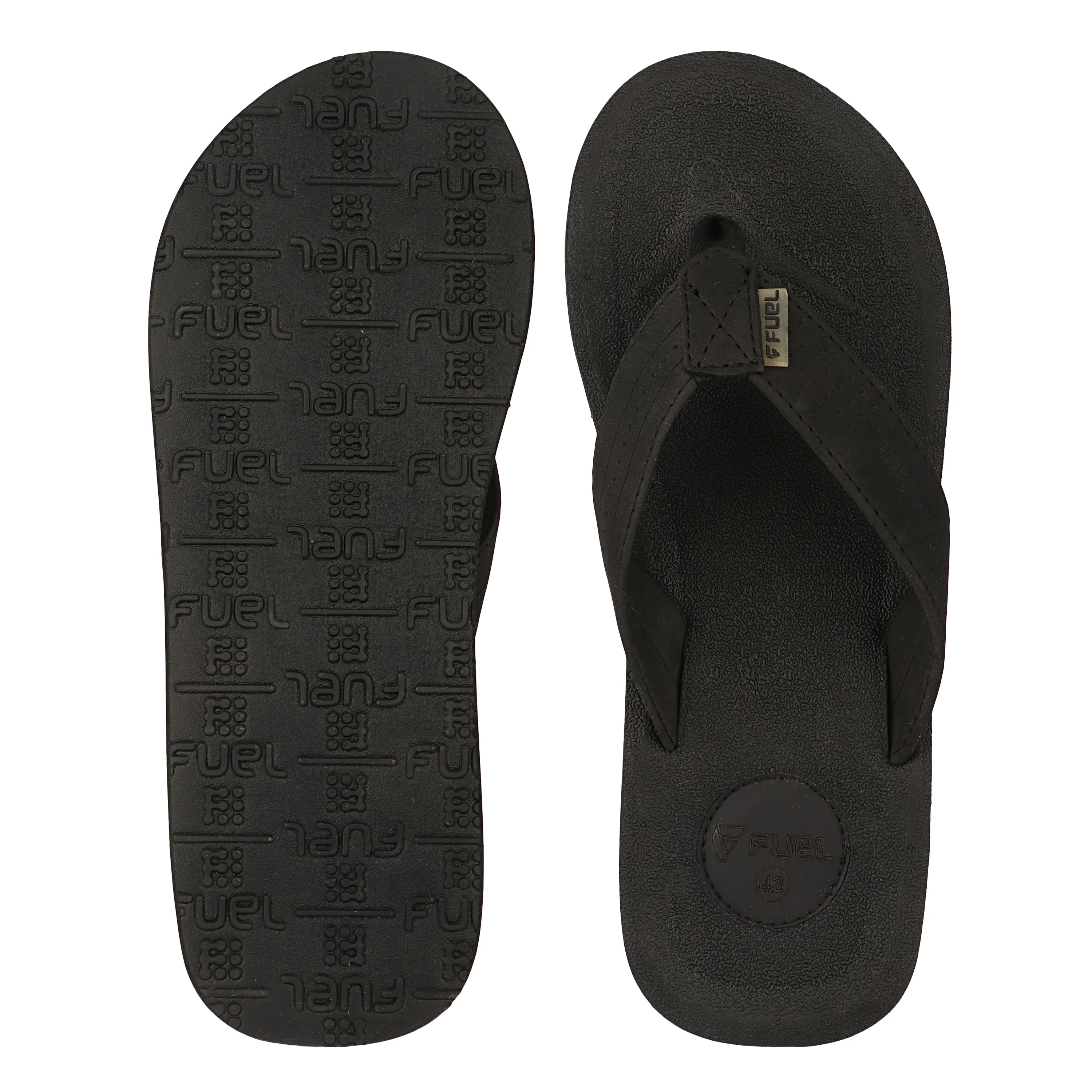 FUEL FMS-01 Comfortable with Flexible EVA Sole for Daily Comfort Slipper for Men's (Black) - Image 4