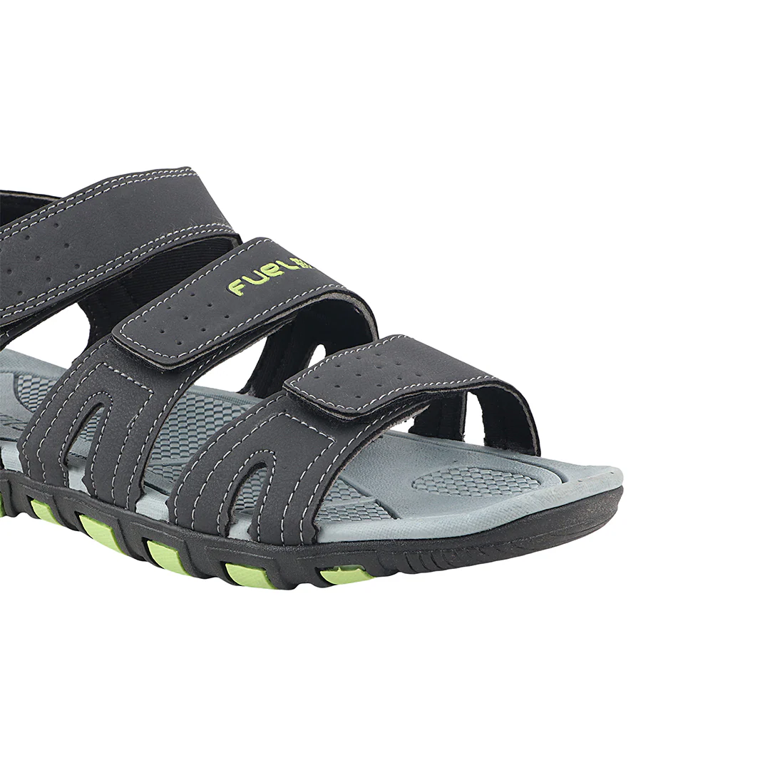 FUEL Force Comfortable Sports Sandals For Men's (Grey) - Image 2