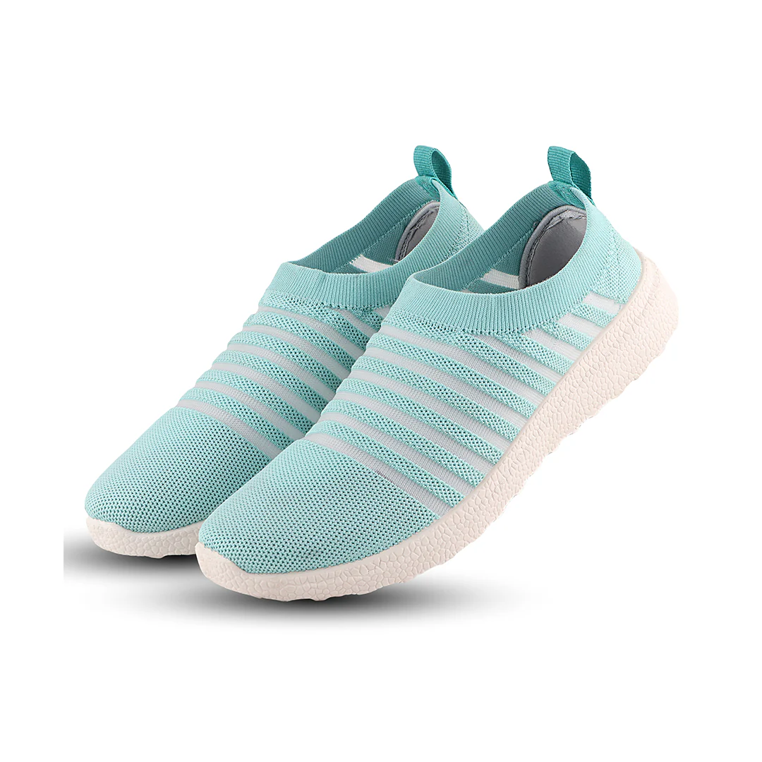 FUEL Hazel Breathable Ultra-Lightweight Women Slip-on Sports Shoes(S.Green) - Image 4